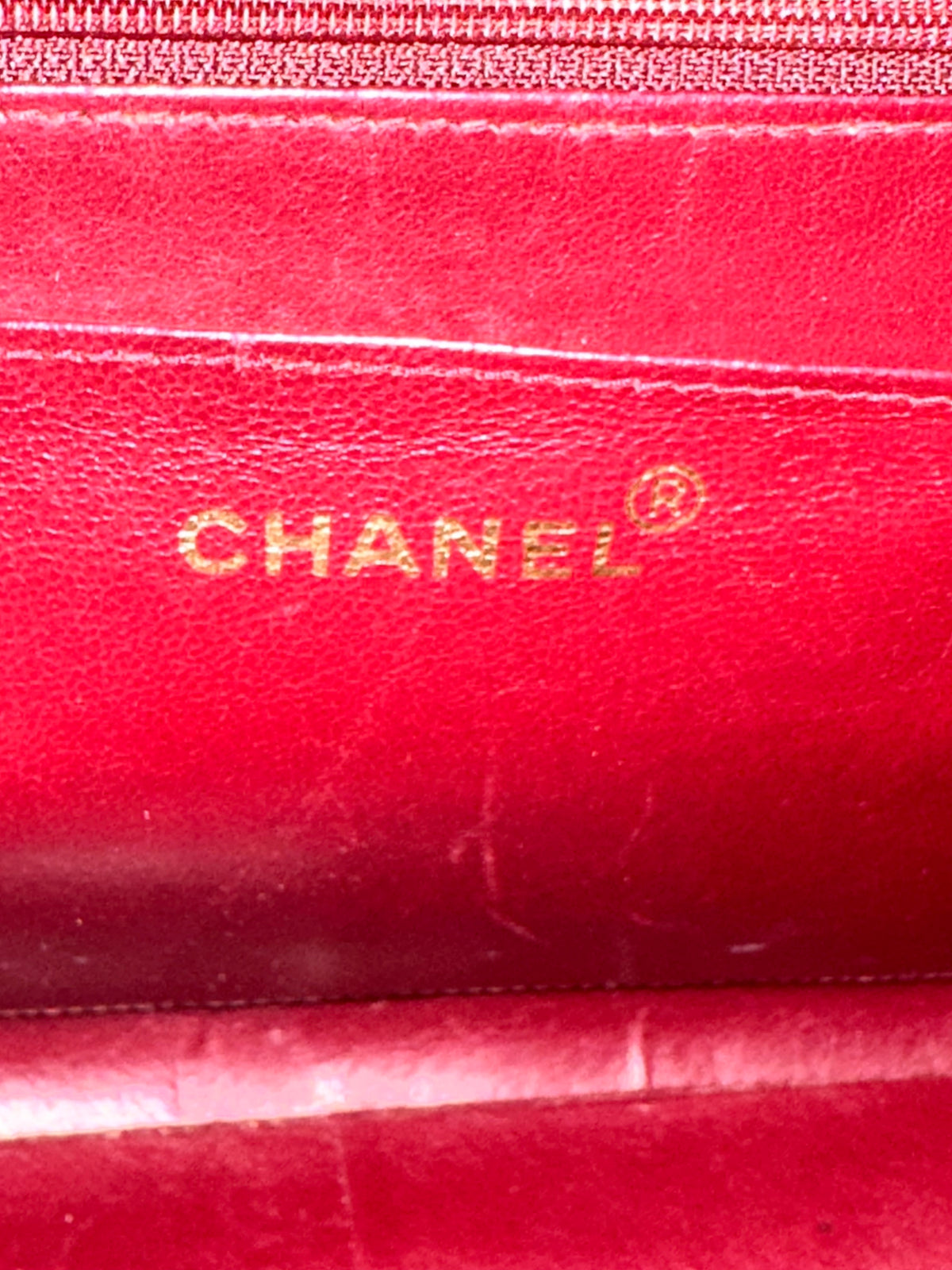 CHANEL Classic Flap Year 1994-1996 24k Gold CC Turn-lock