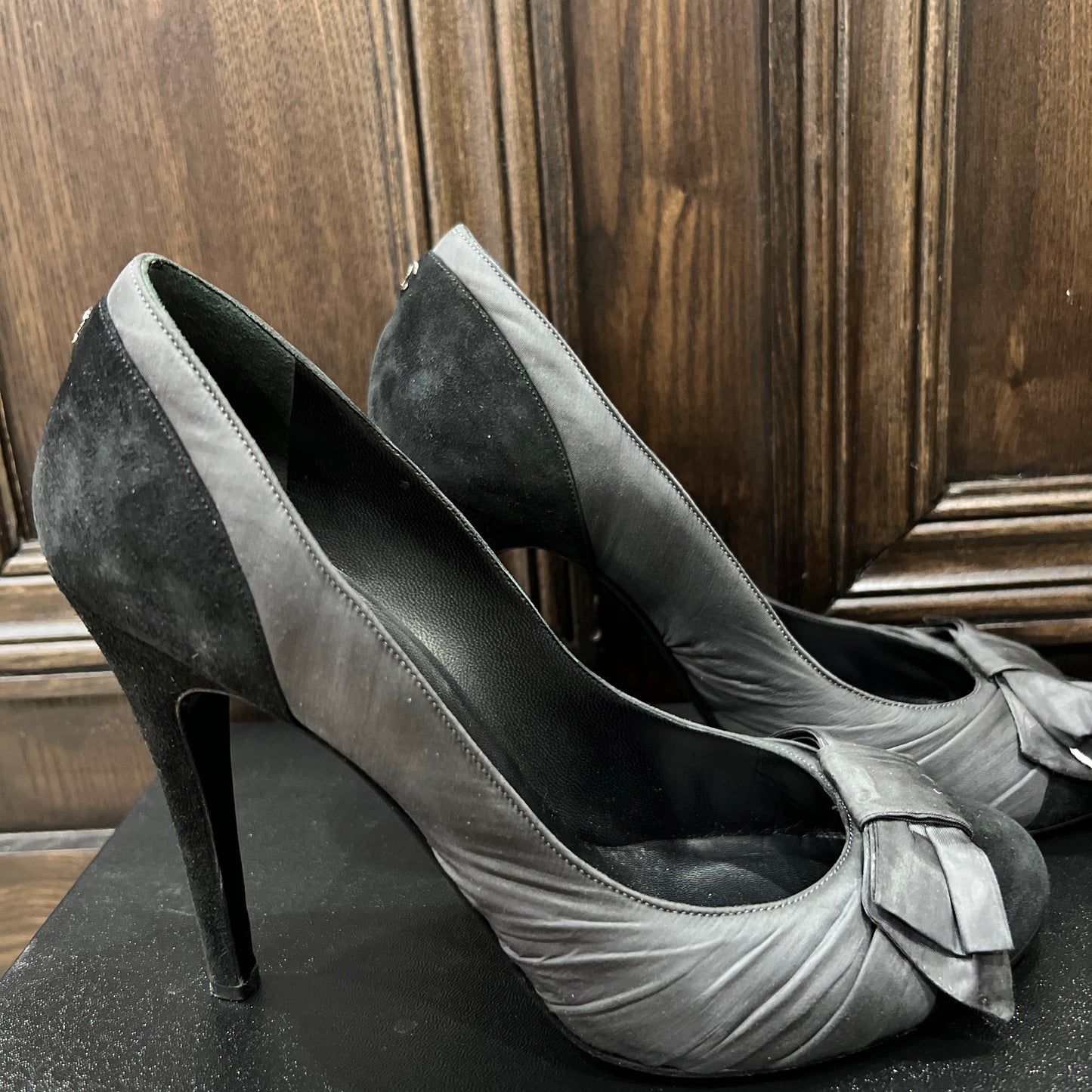 CHANEL Ribbon Pumps Size 38 1/2