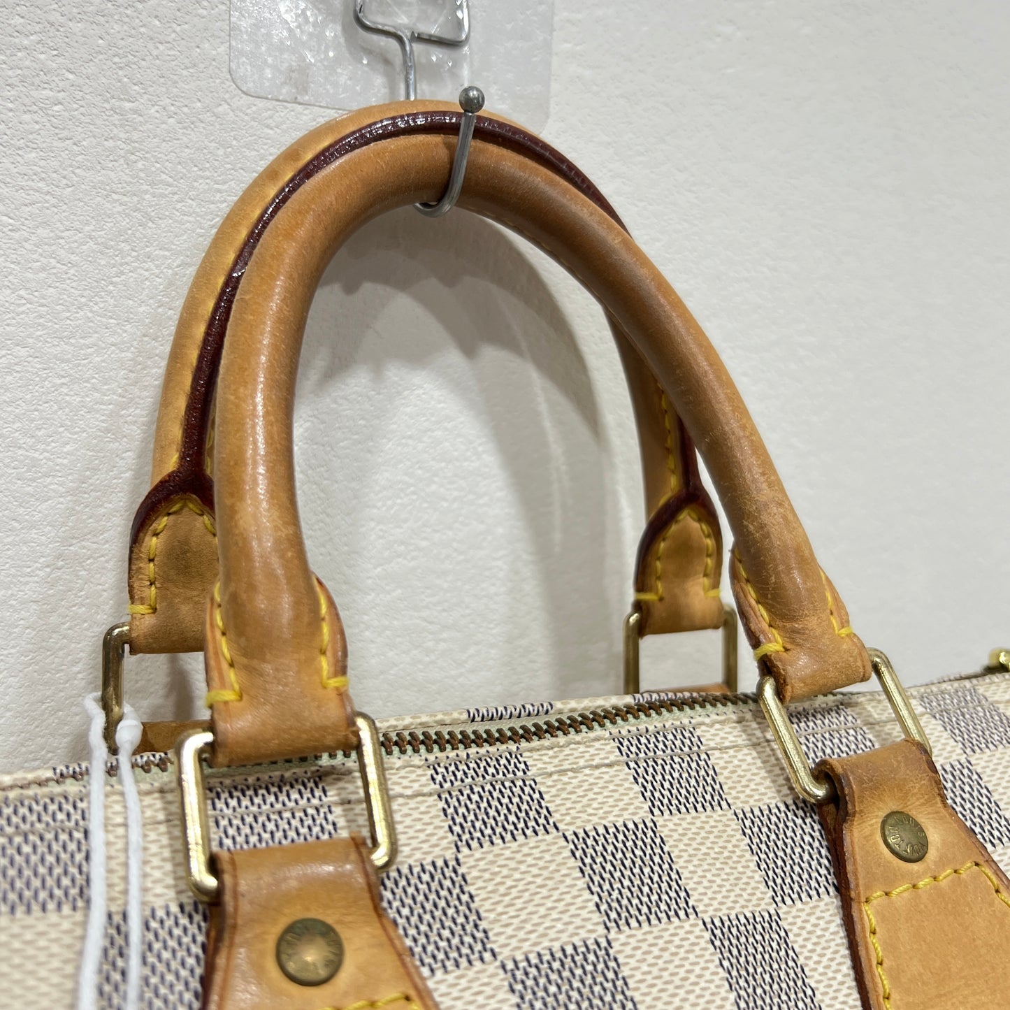 LOUIS VUITTON Speedy White Damier 25 (6530316)