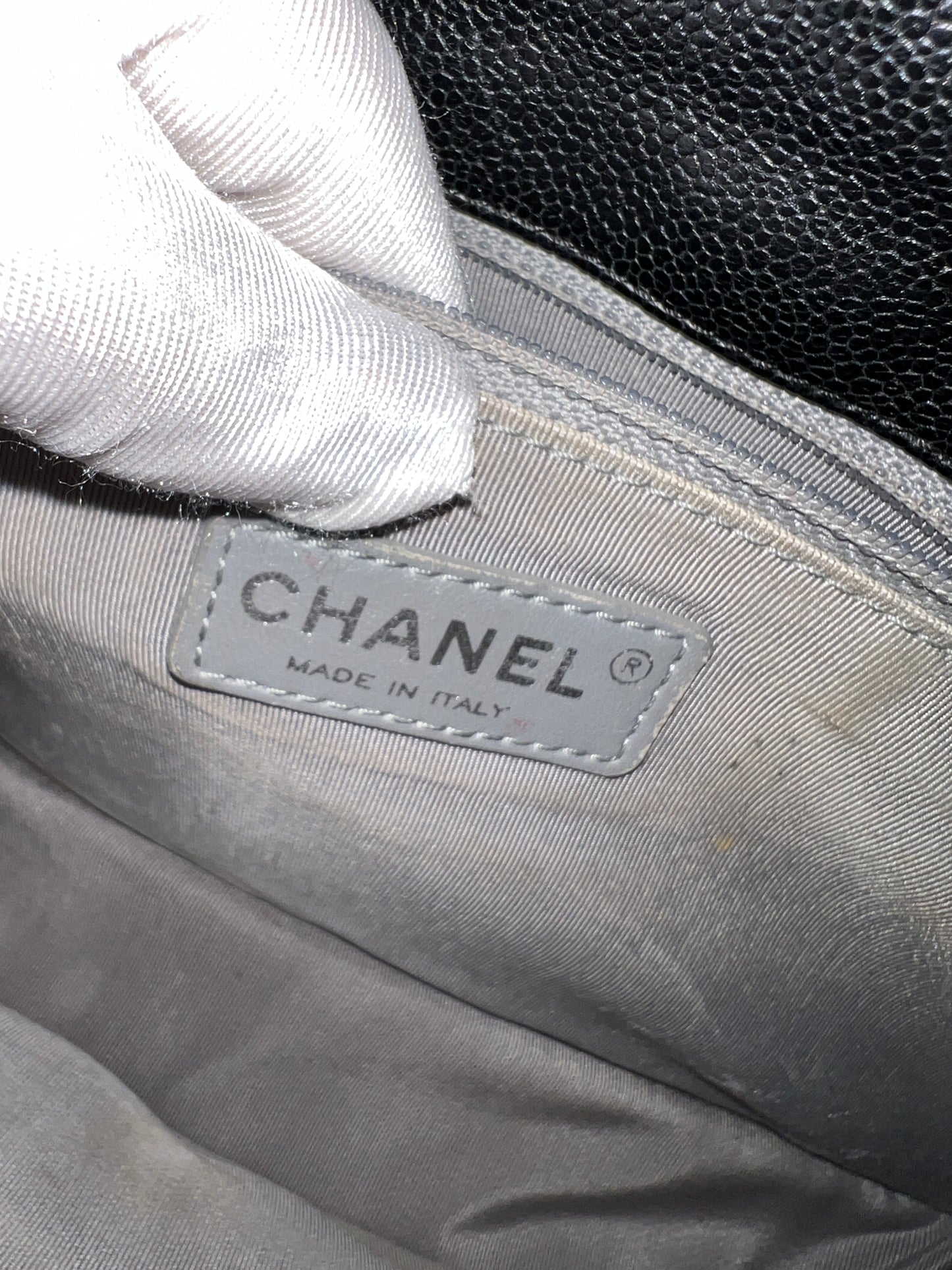 CHANEL Caviar French Riviera Flap Bag