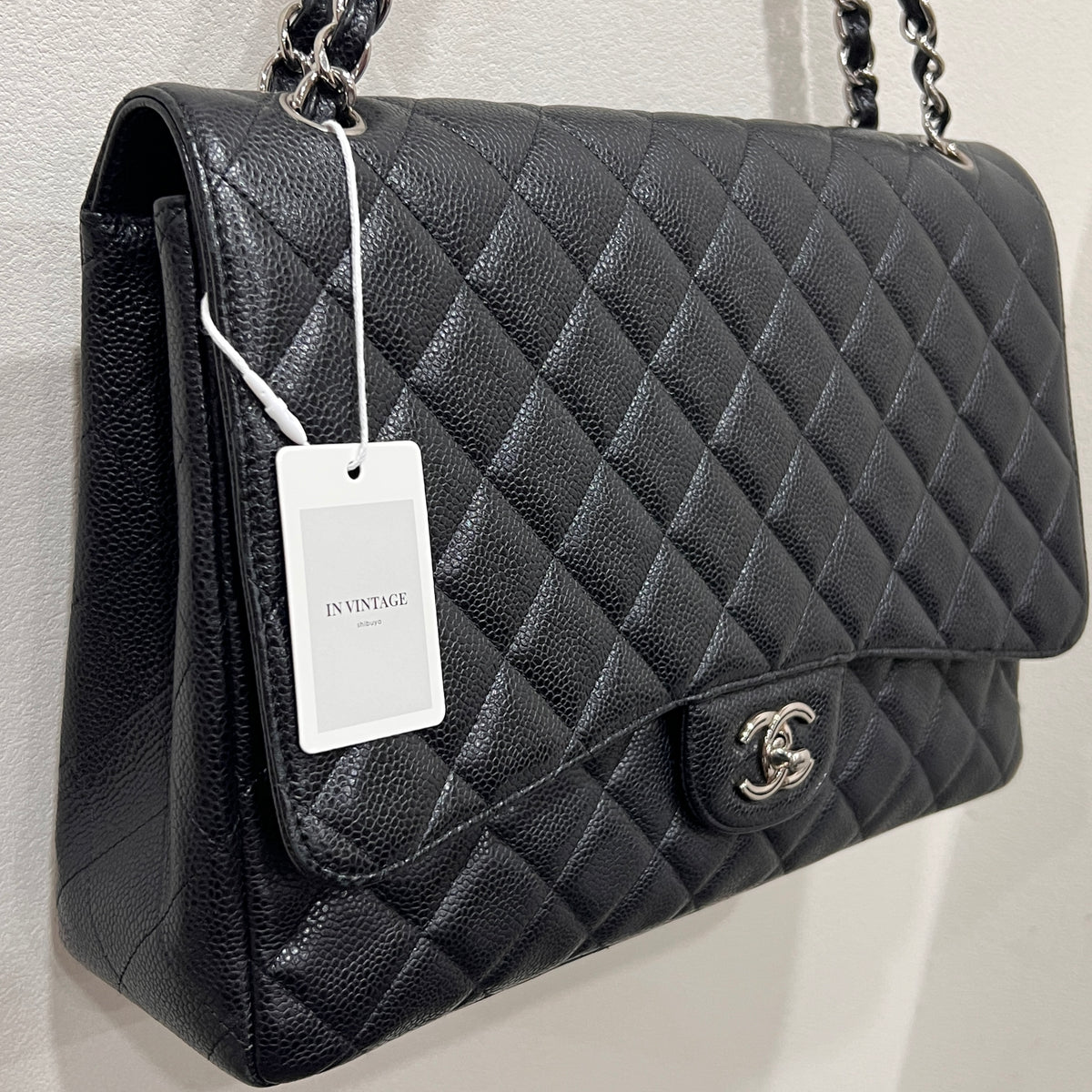 CHANEL Caviar Single Flap Jumbo