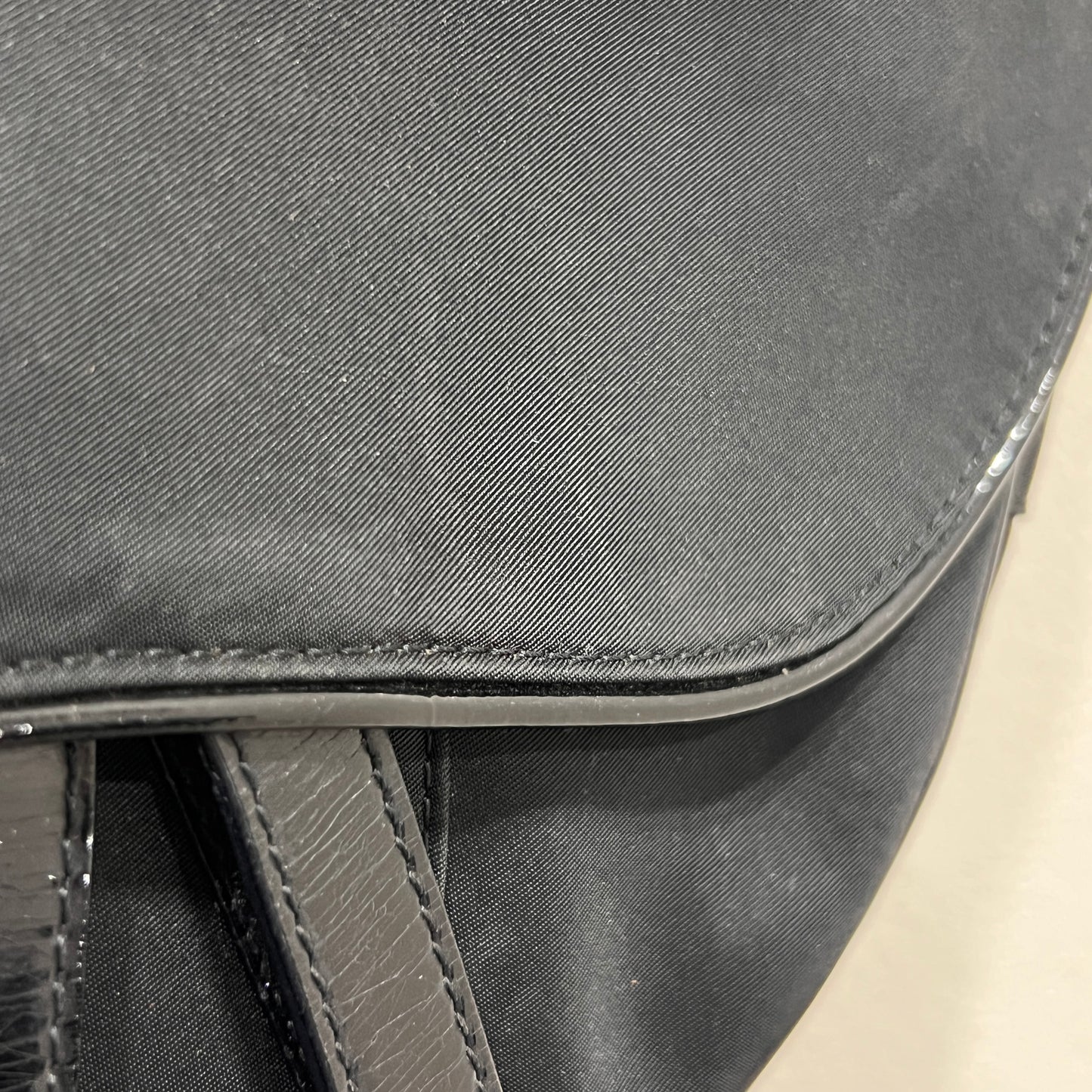 DIOR Black Saddle Bag