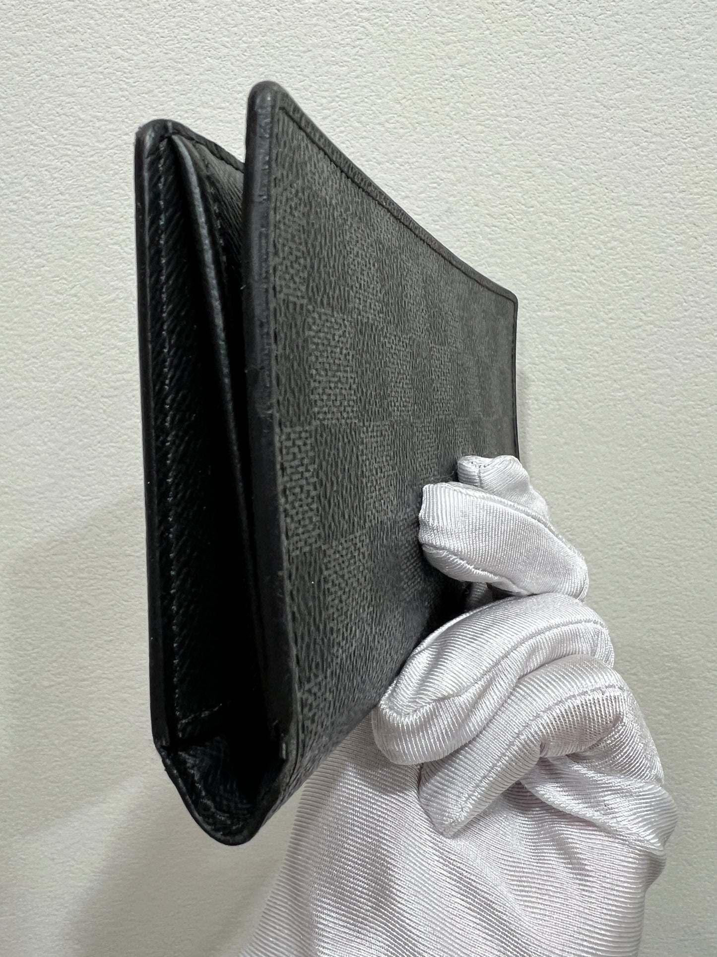 LOUIS VUITTON Long Black Damier Wallet