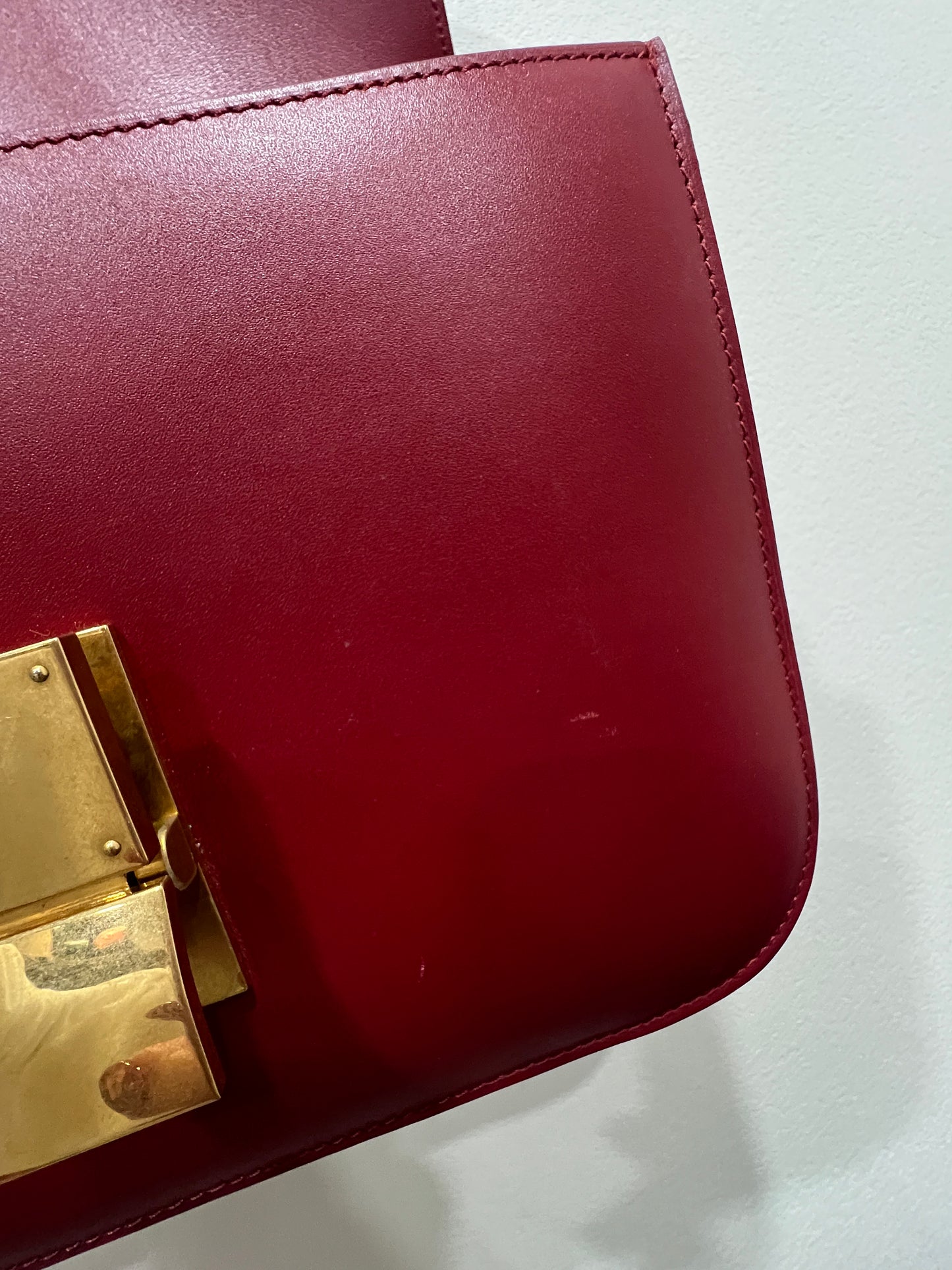 CELINE Classic Box Bag Medium (RED)