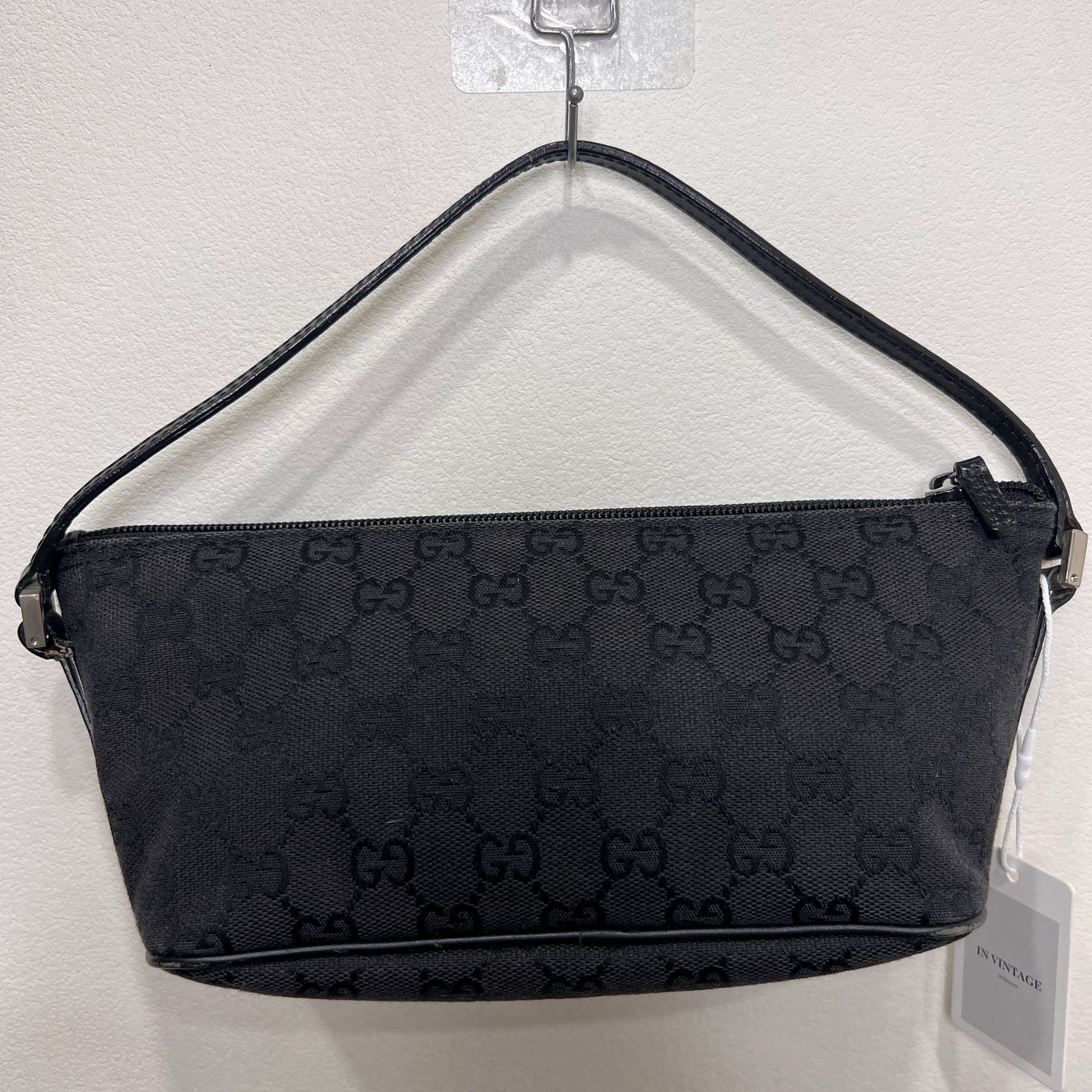 GUCCI Canvas Black Handbag (53660)