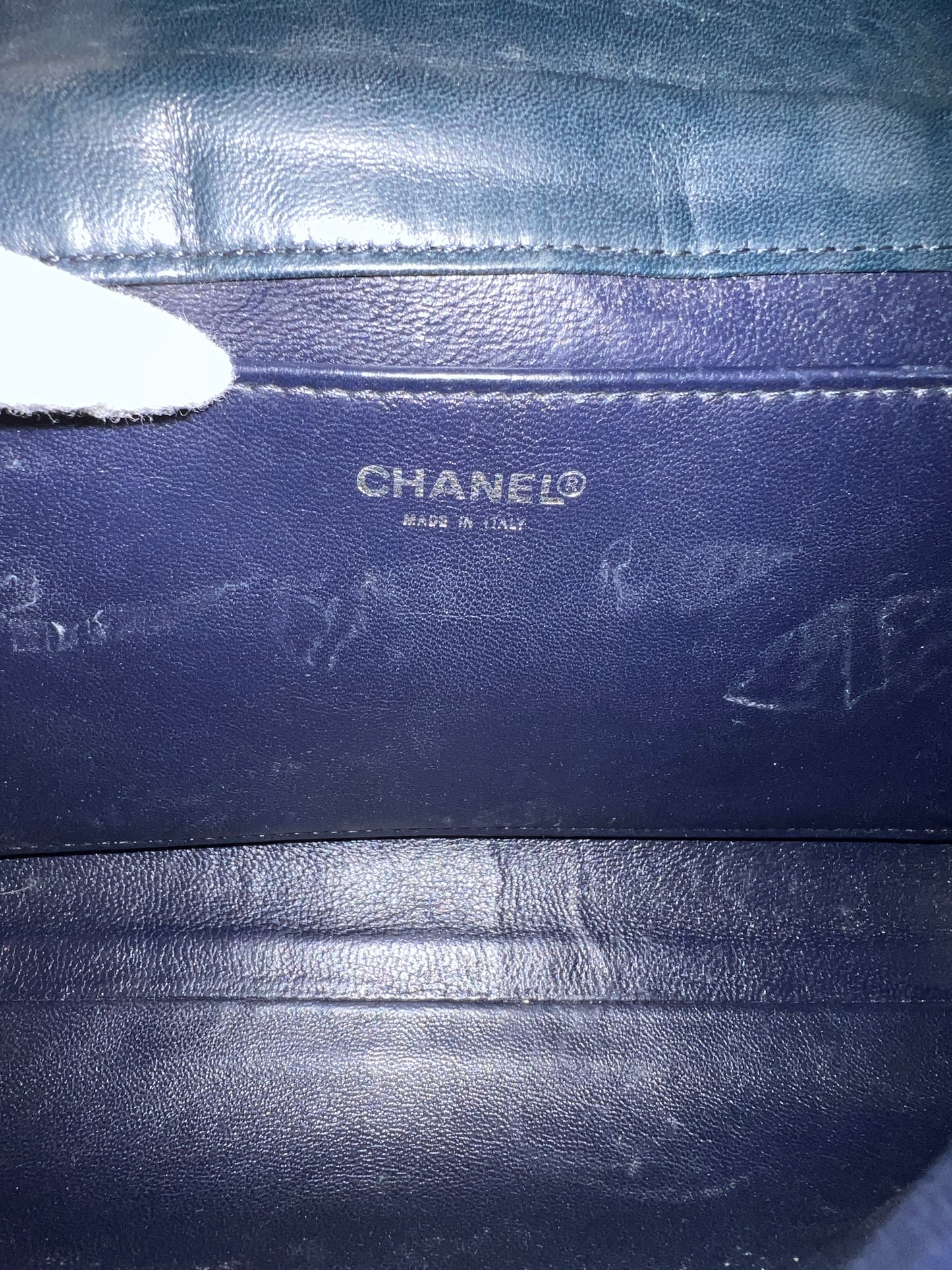 CHANEL DENIM Shoulder Bag with Authenticity Card