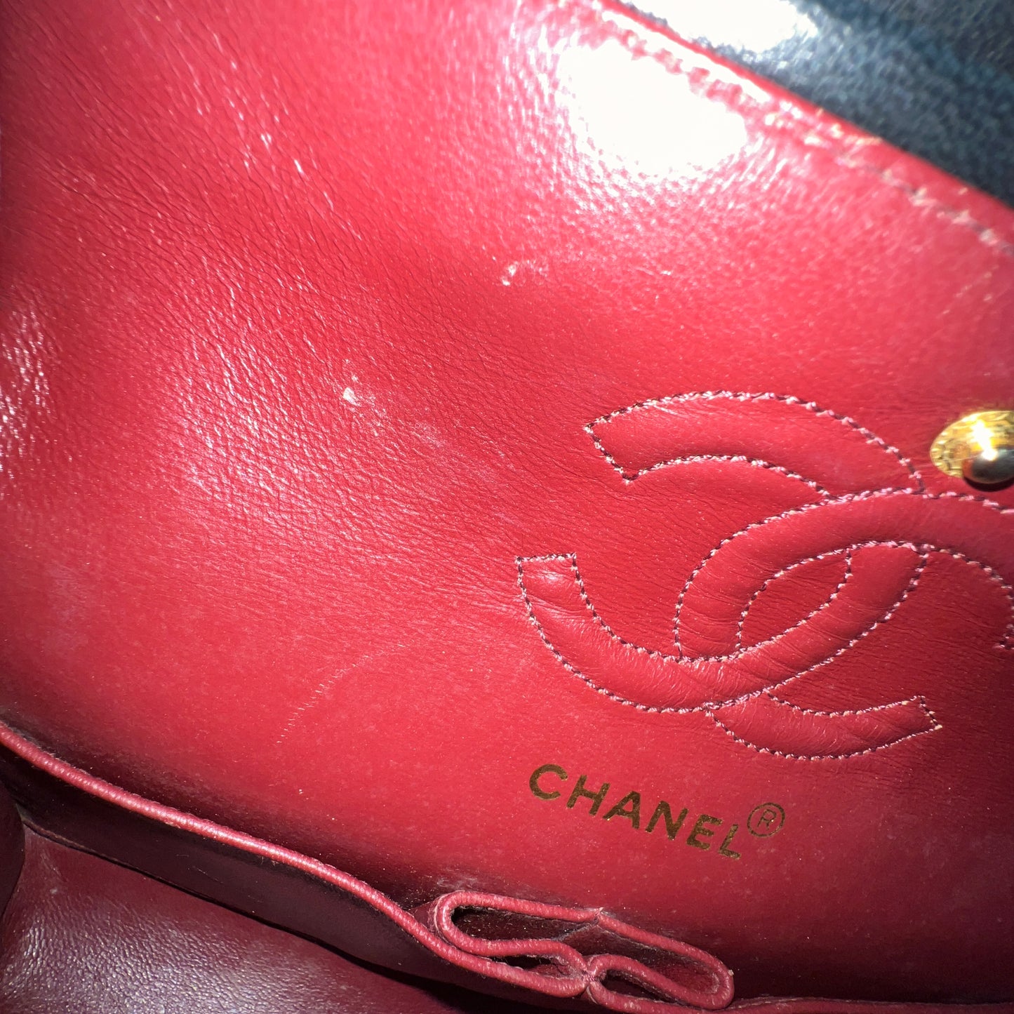 CHANEL Classic Double Flap 24k Gold 23cm