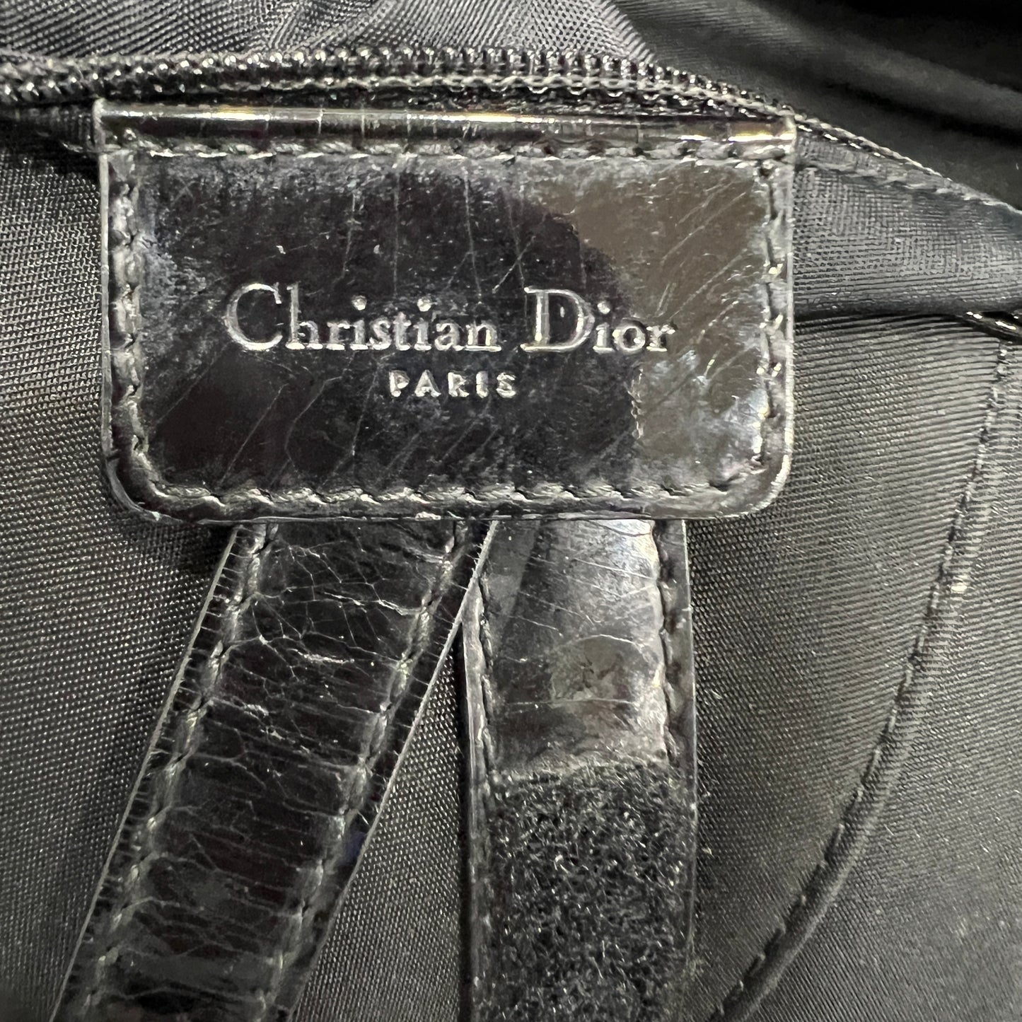 DIOR Black Saddle Bag