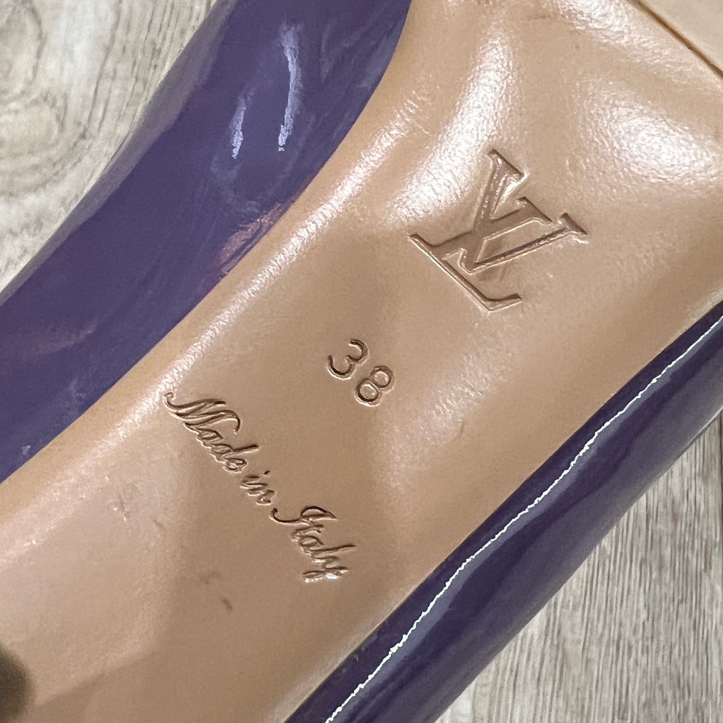 LOUIS VUITTON Purple Shoes