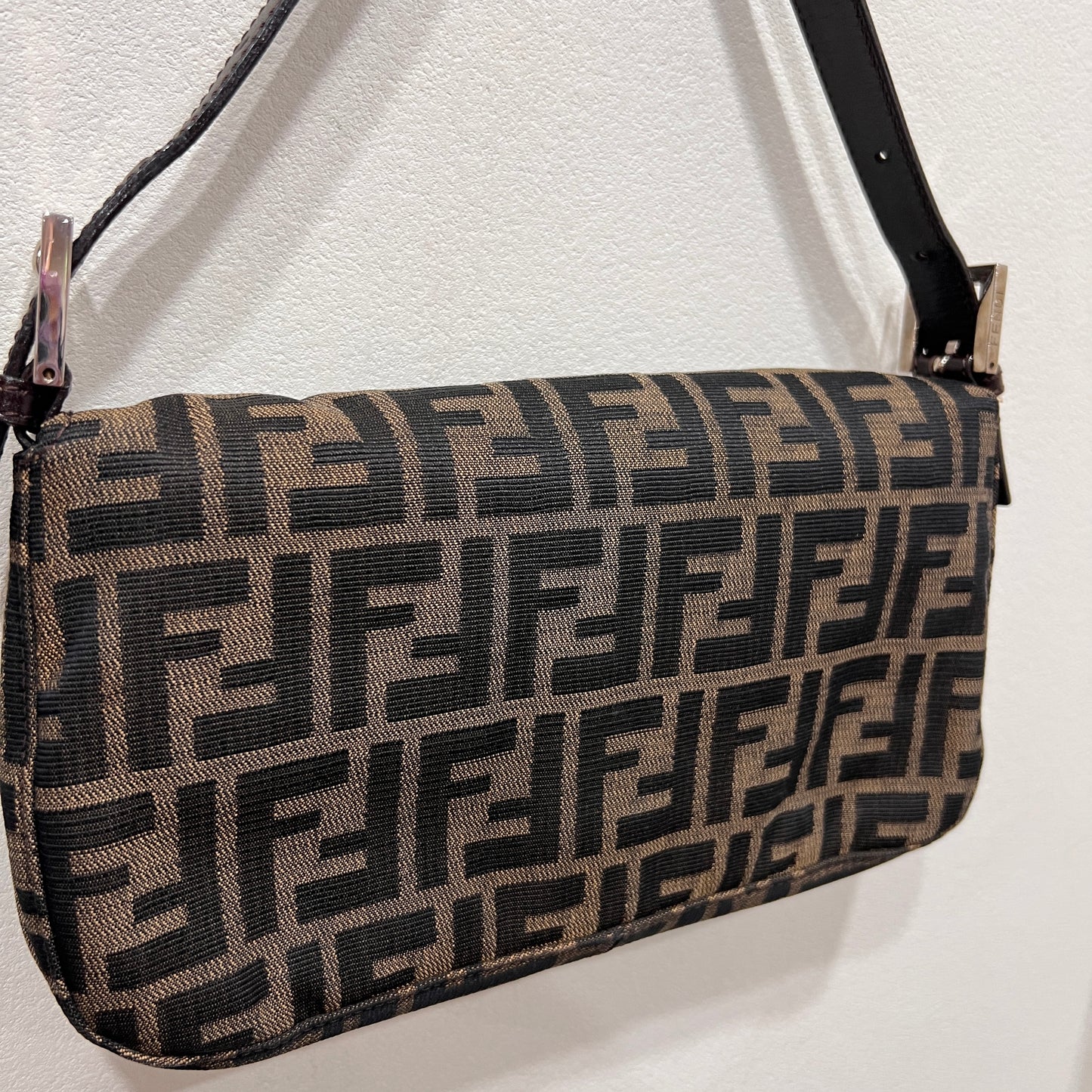 FENDI Baguette Silver Hardware
