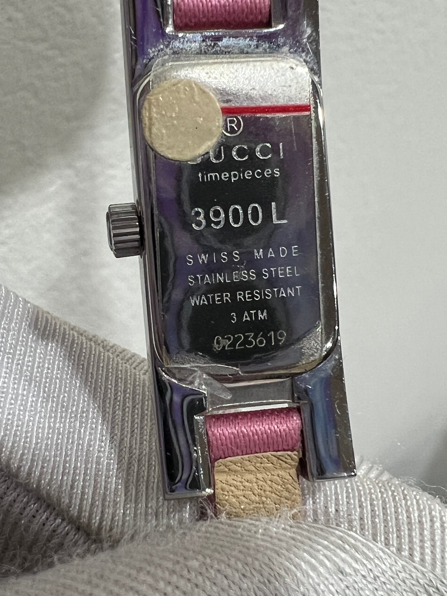 GUCCI 3900L Pink Watch