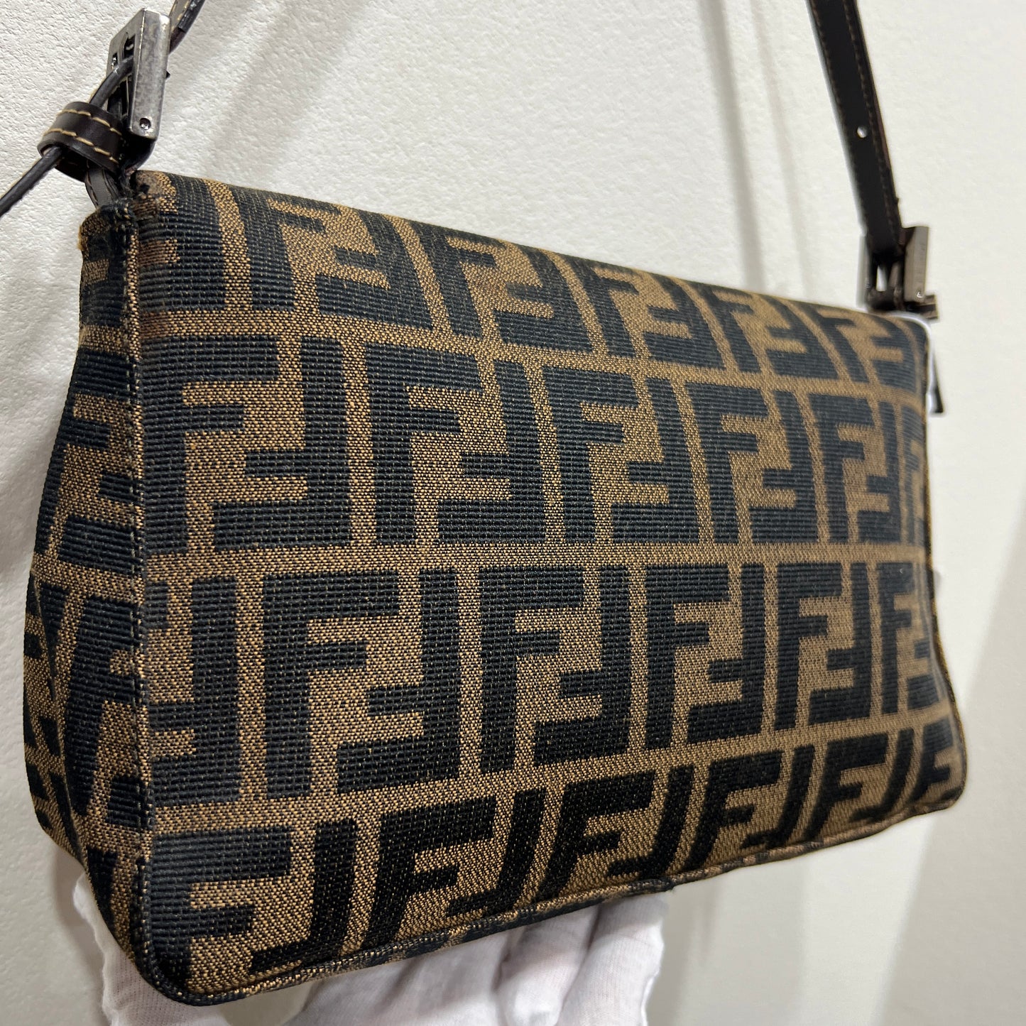 FENDI Zucca Baguette Shoulder Bag