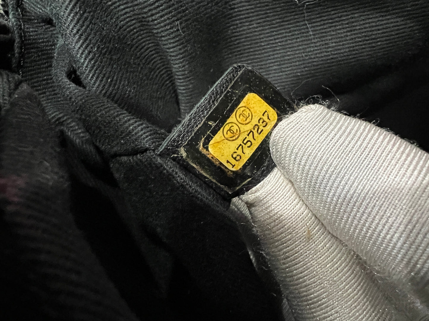 CHANEL easy flap Caviar Skin Shoulder bag