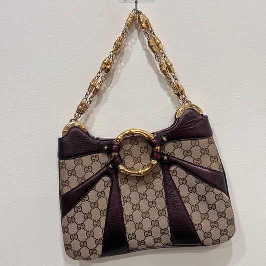 GUCCI Monogram Tom Ford Jeweled Dragon Bag