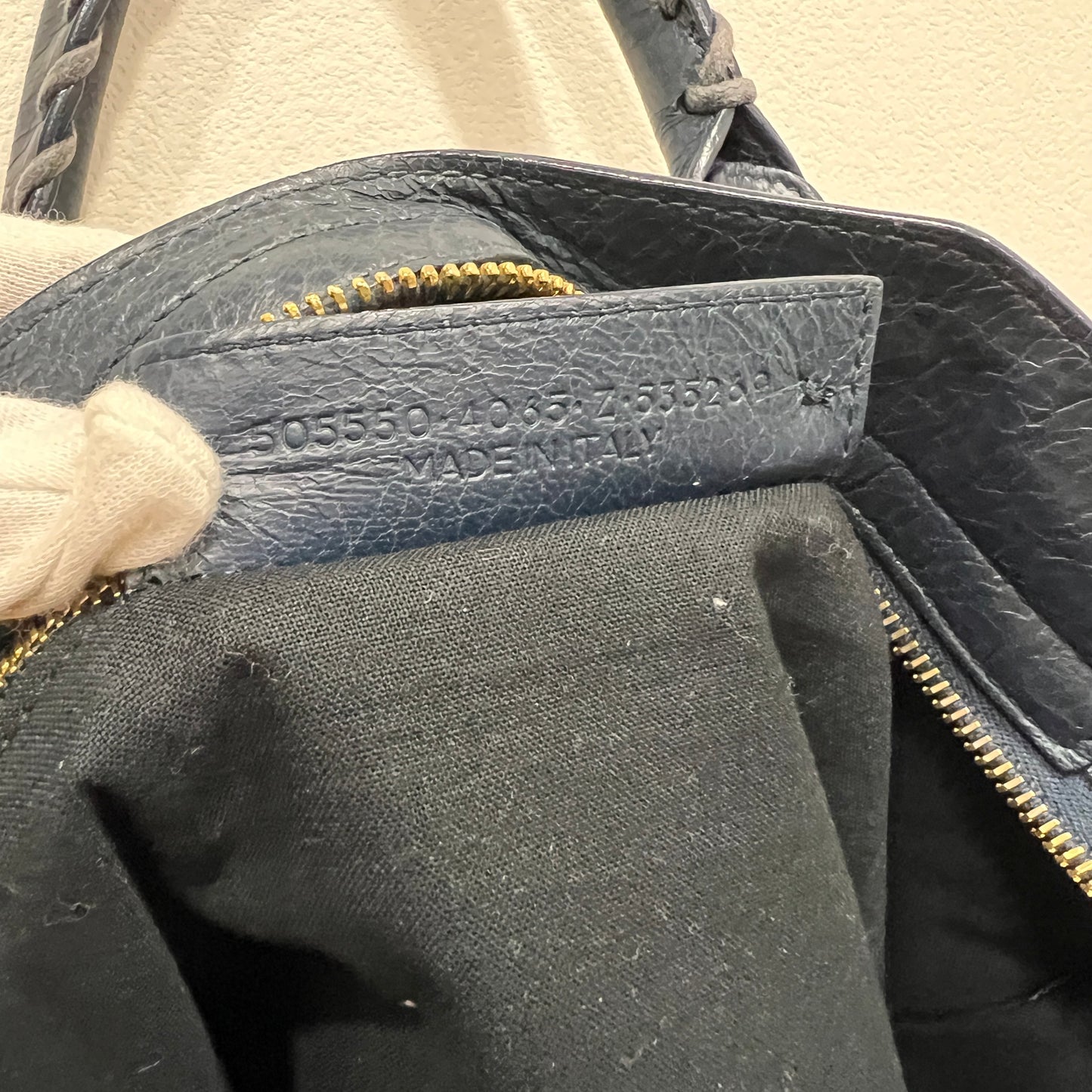 BALENCIAGA City Medium Navy