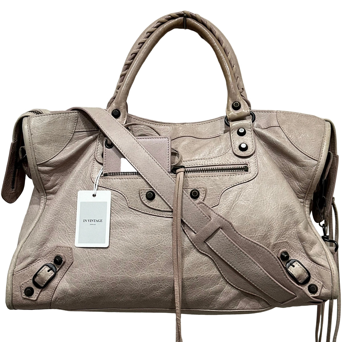 BALENCIAGA City Bag Medium Pale Pink