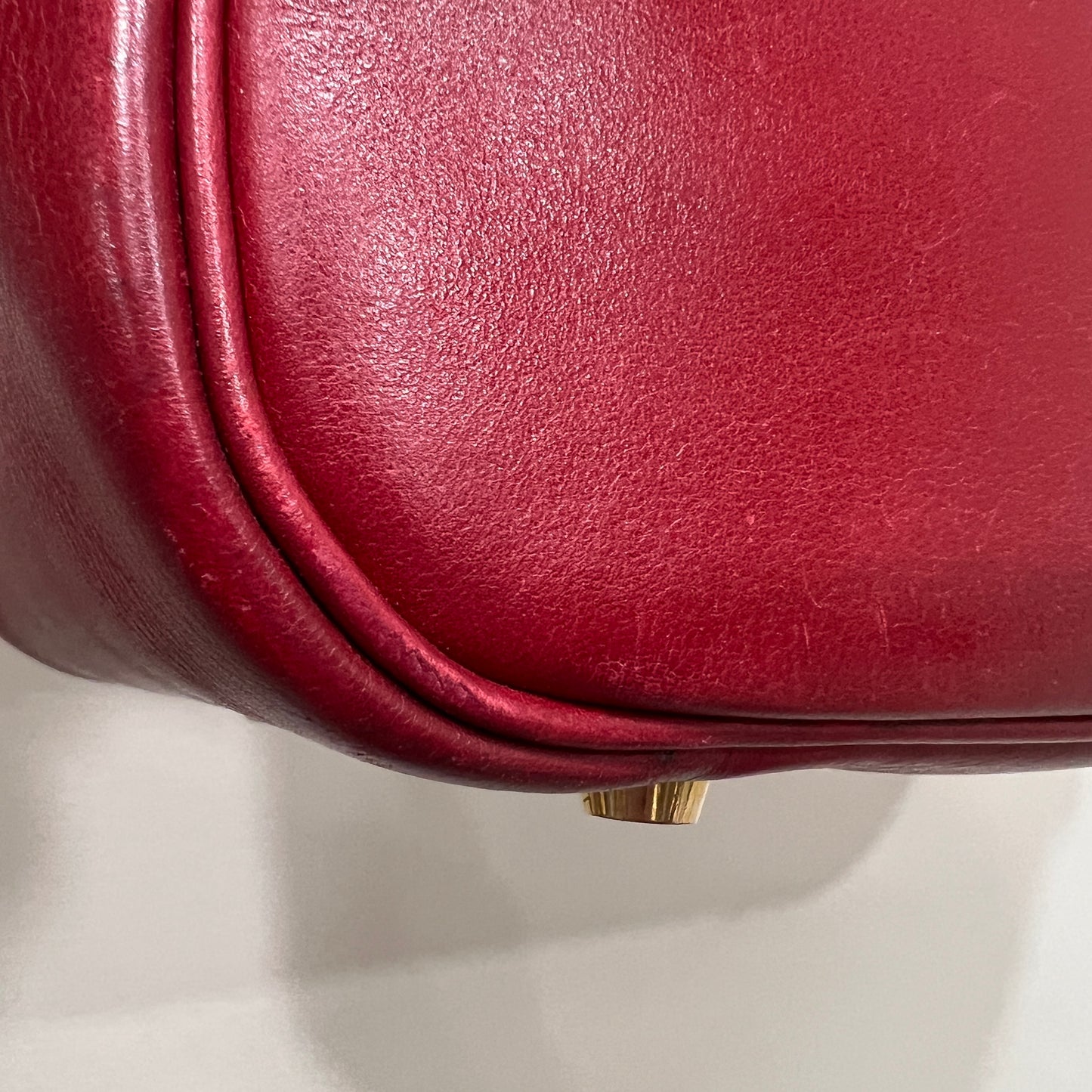 HERMES Plume Leather