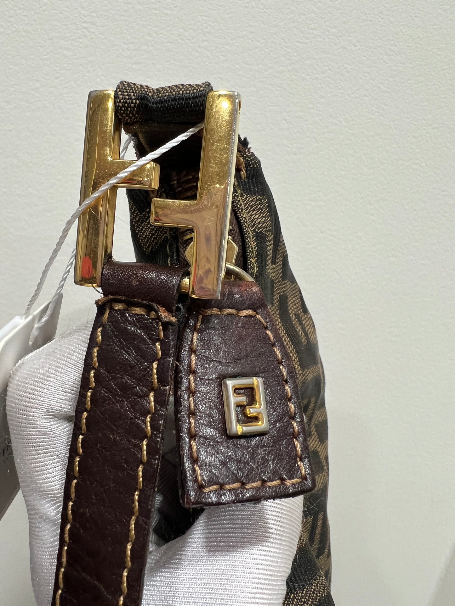 FENDI Century Zucca Shoulder Bag
