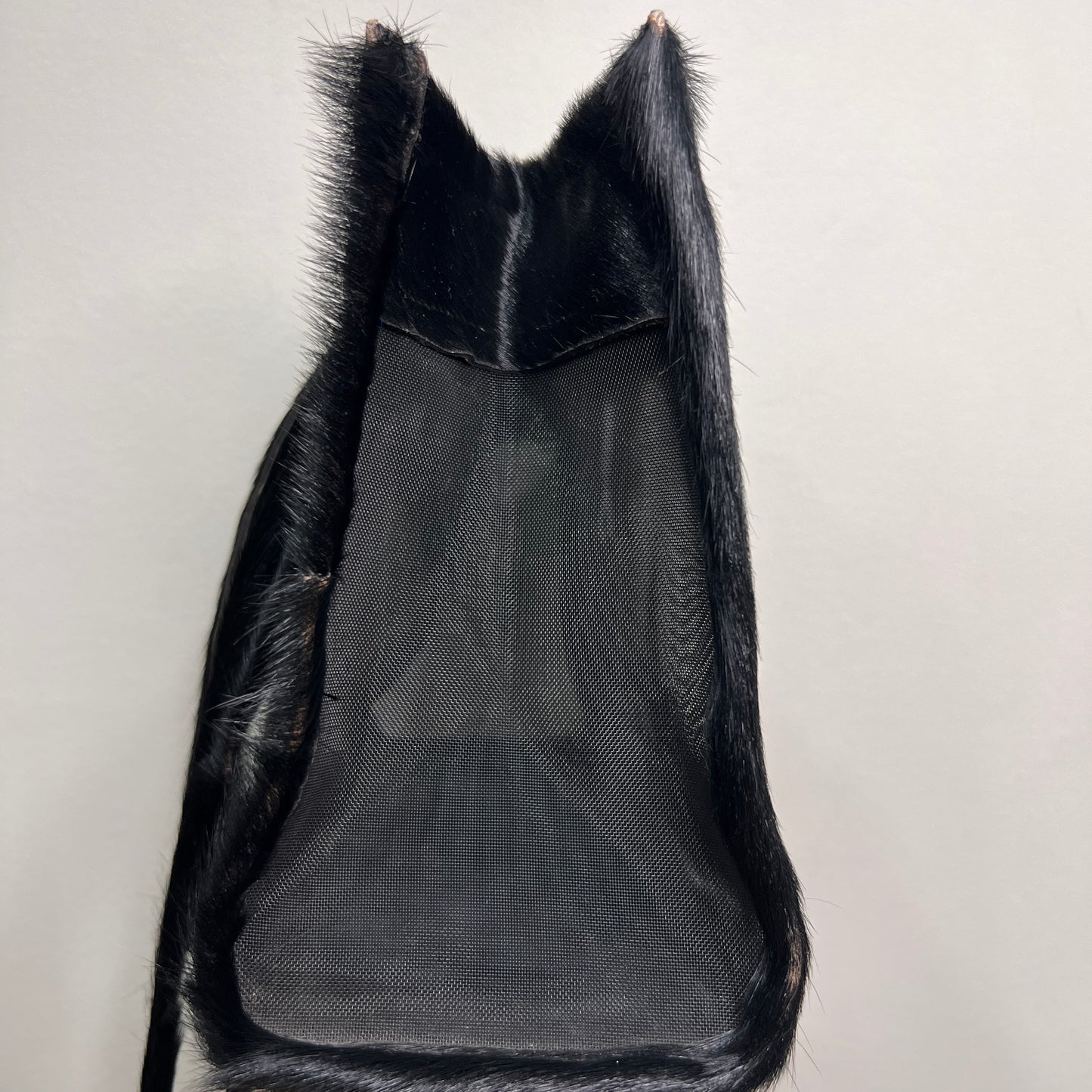 FENDI FF Zucca Black Mesh Tote Bag (264201)