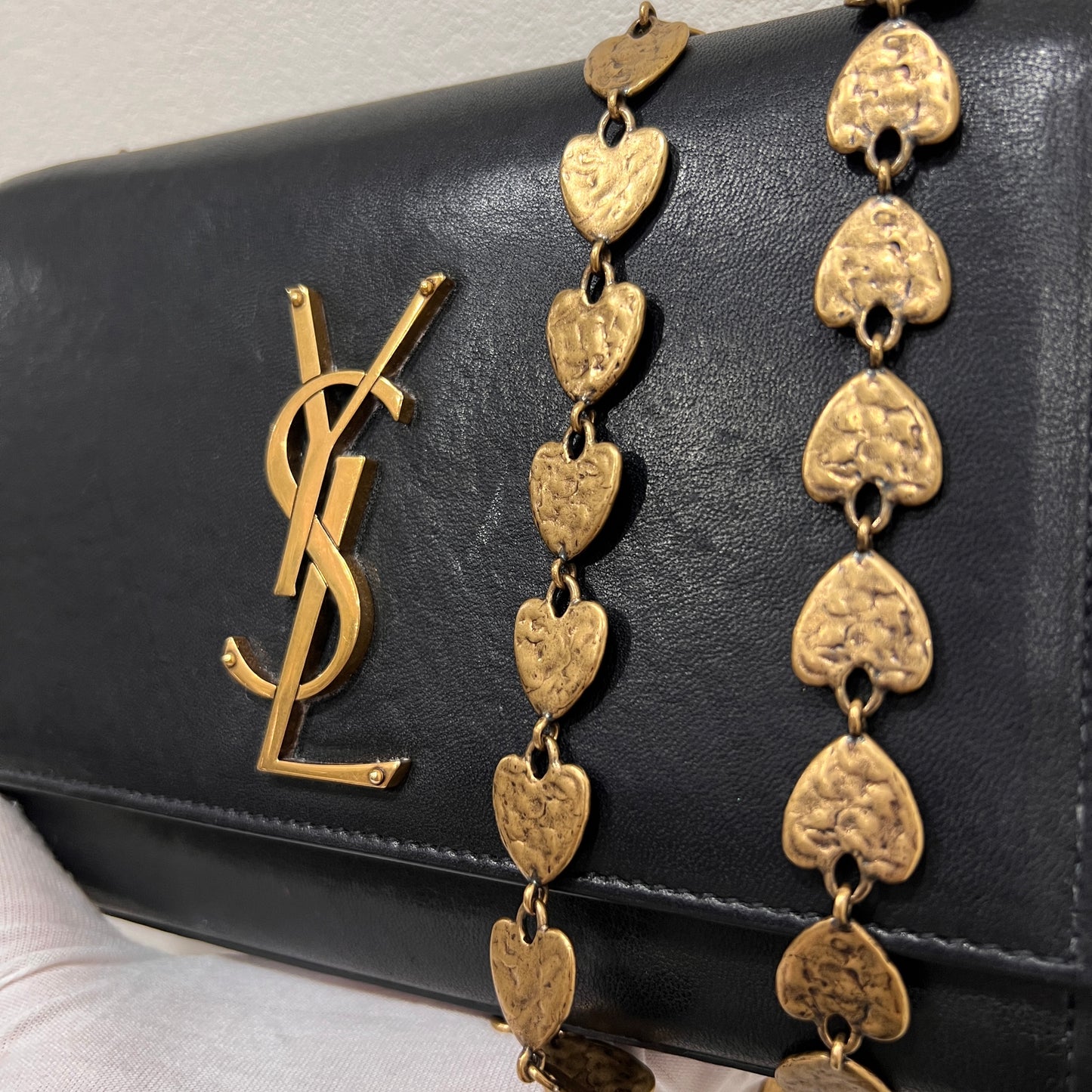 YSL Kate Heart Chain Bag