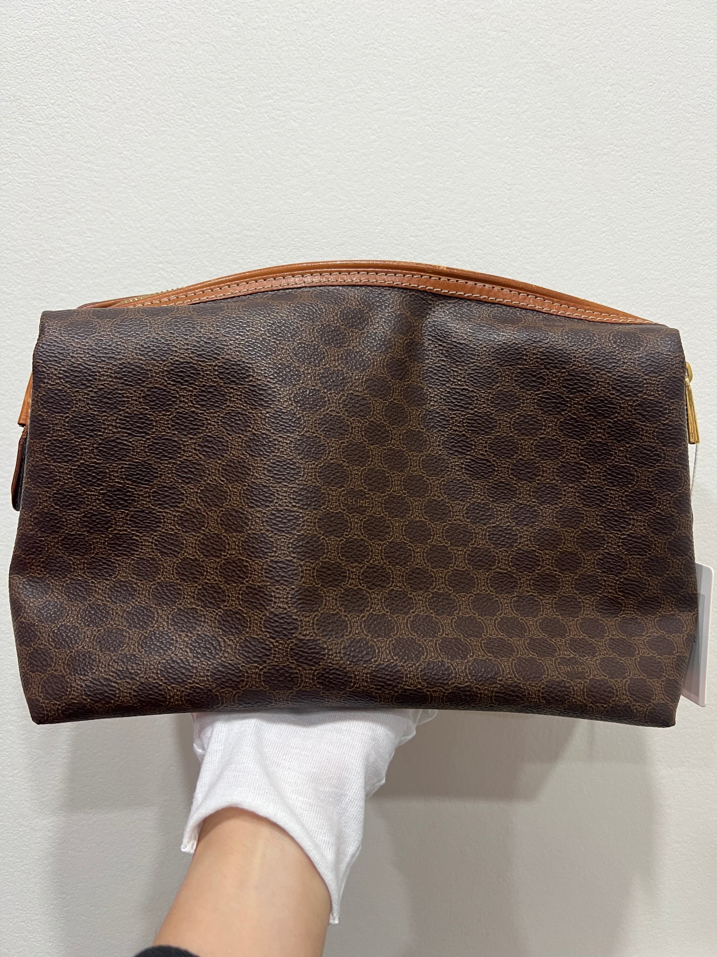 CELINE Macadam Pouch PVC Leather