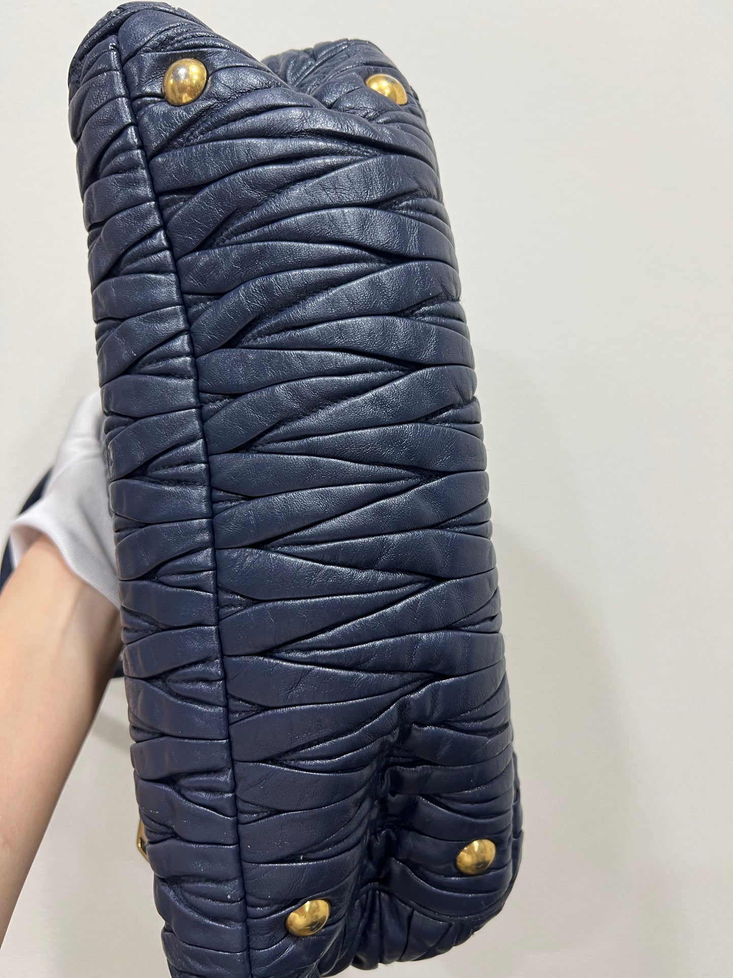 MIU MIU Matelasse Leather Handbag/Crossbody