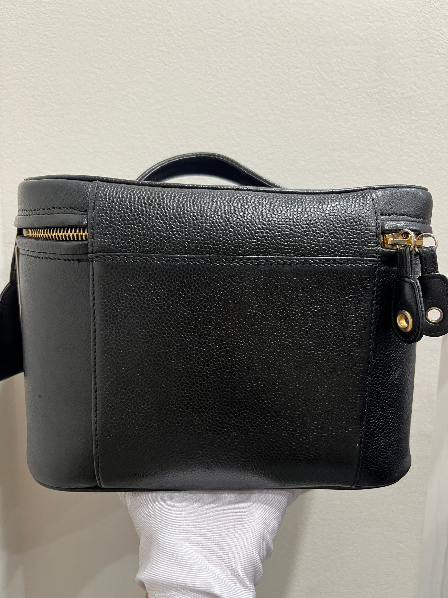 CHANEL Vanity Bag Black Caviar