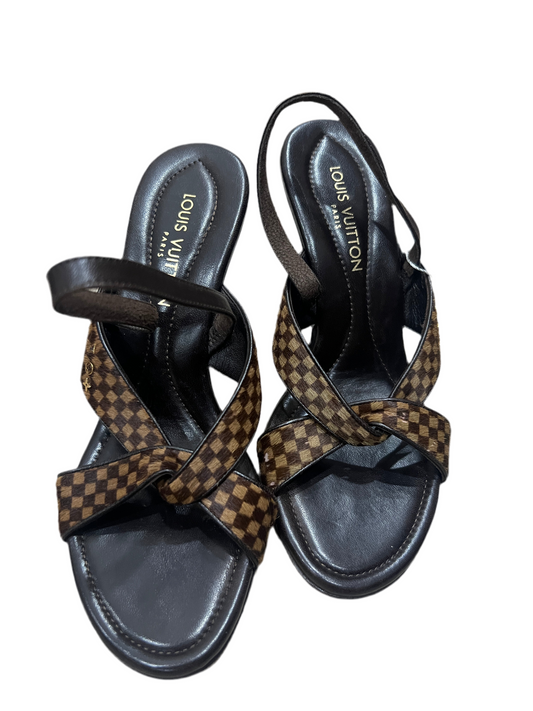 Louis Vuitton Brown Ebene Calf Hair