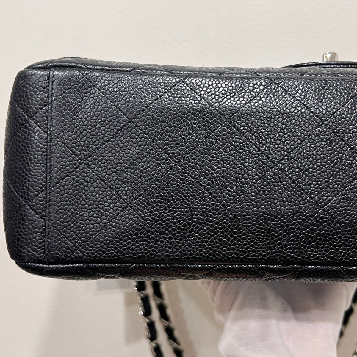 CHANEL Caviar Single Flap Jumbo