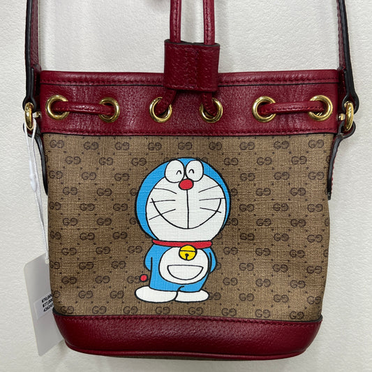GUCCI X DORAEMON Drawstring Bag
