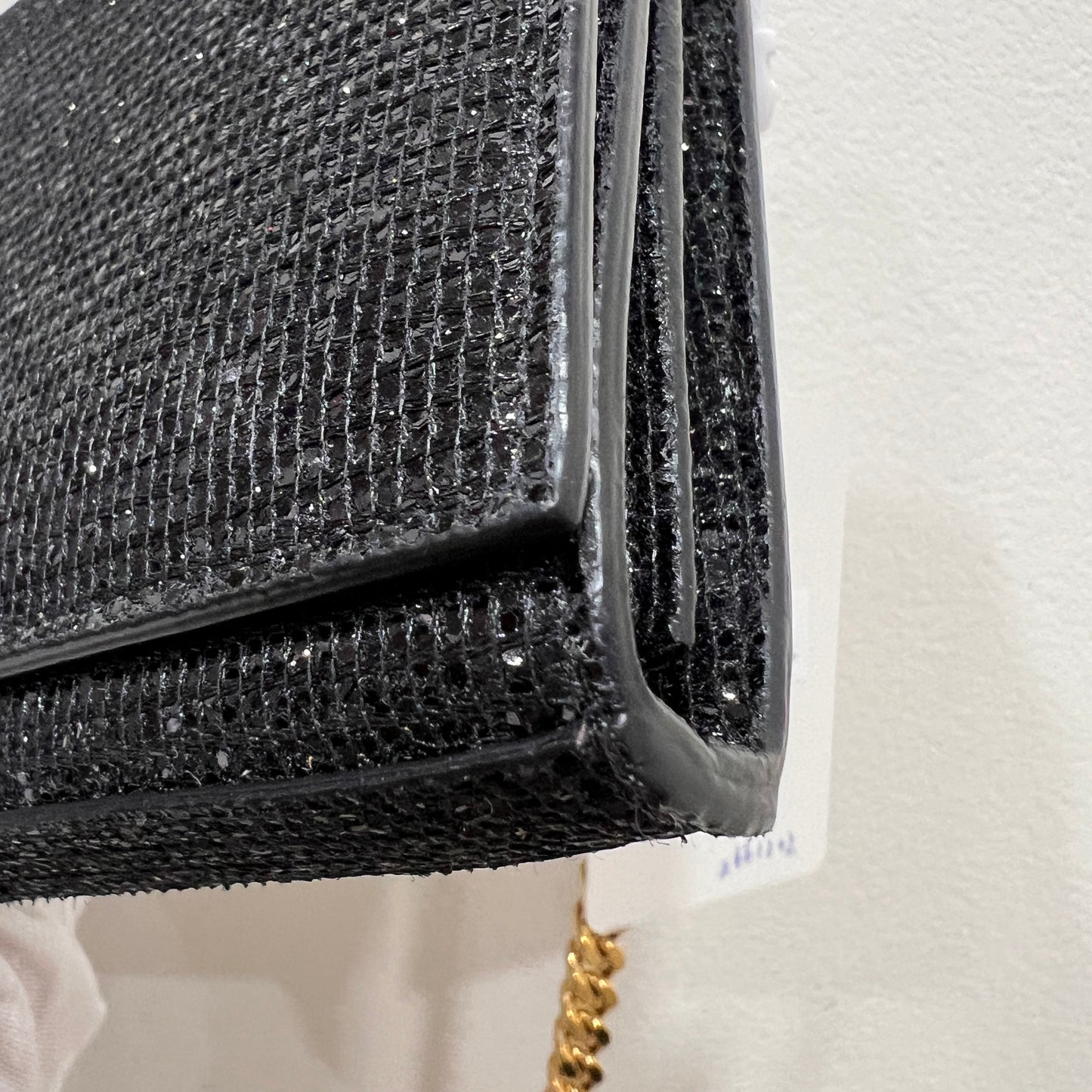 YSL Rare Kate Glitter Chain Wallet