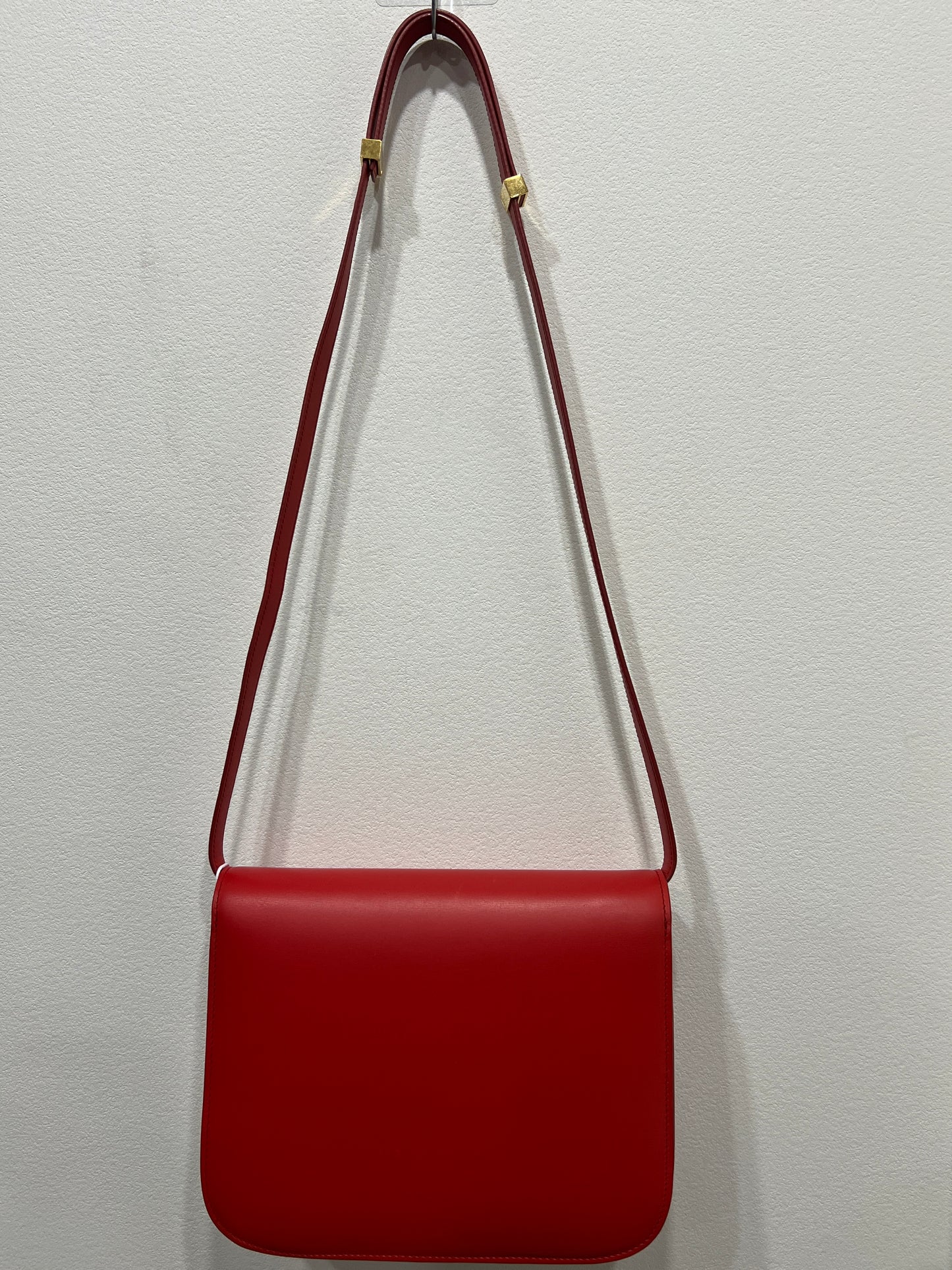 CELINE Classix Box Bag (Red/Orangish)