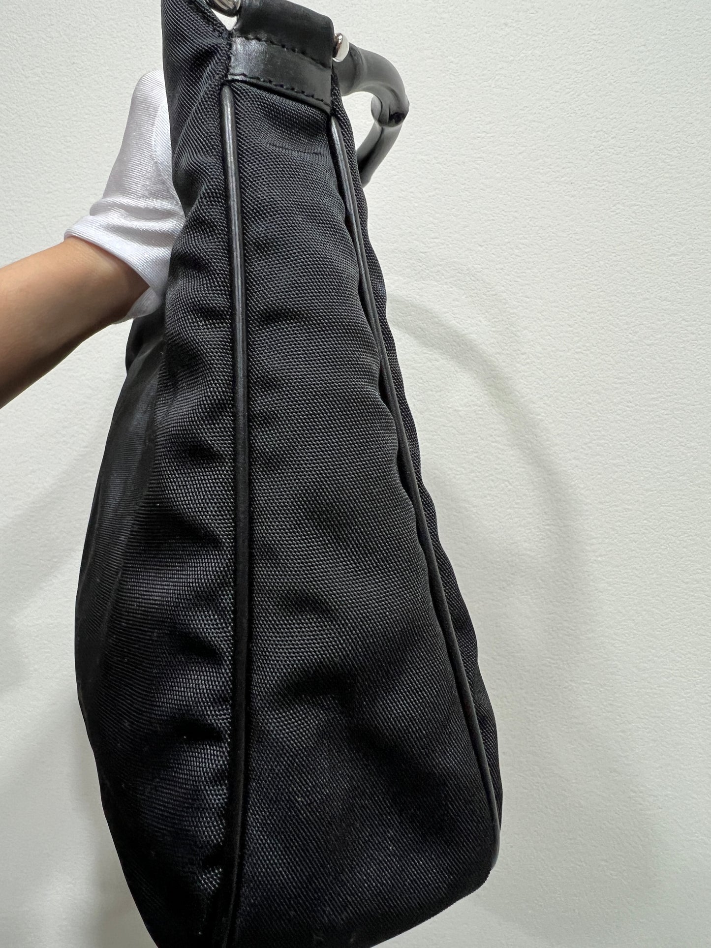 GUCCI Bamboo 2 way Handbag and Shoulder Bag