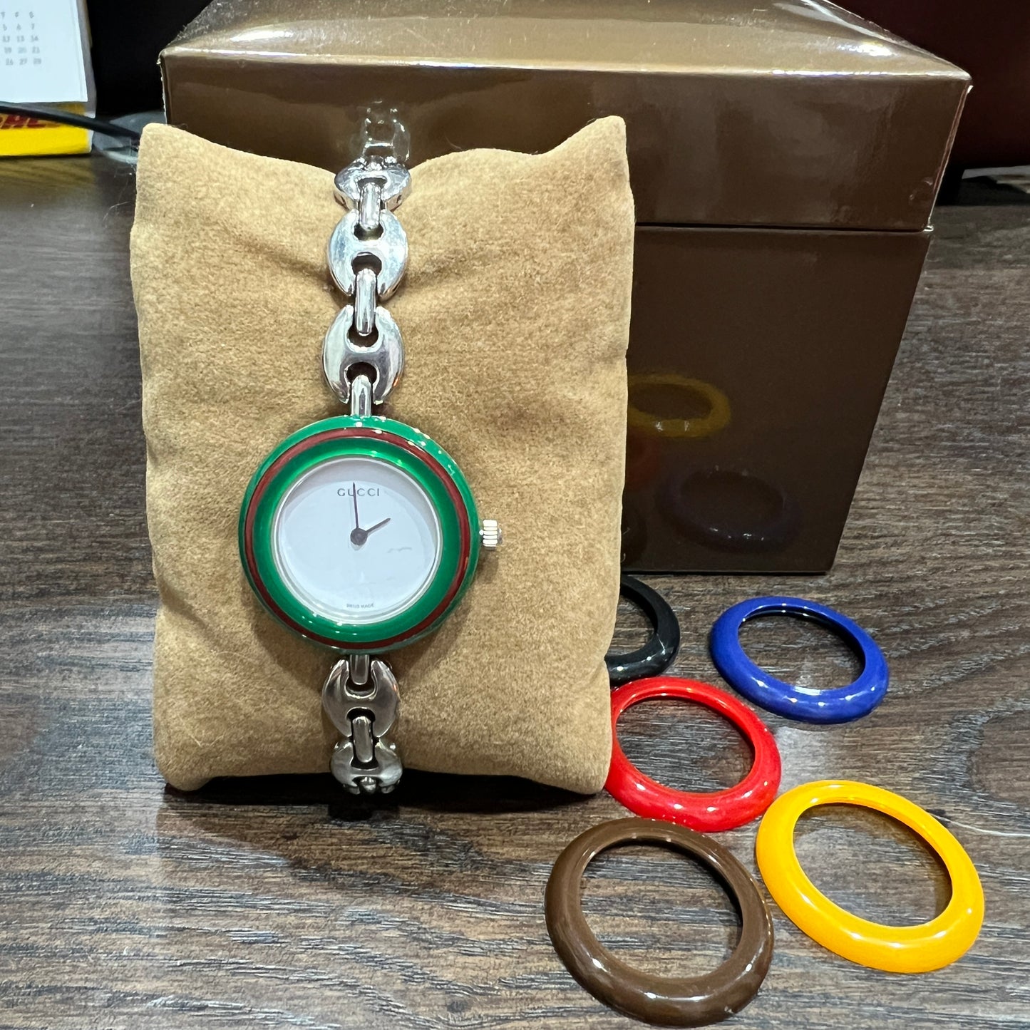 GUCCI BEZEL Watch with Box