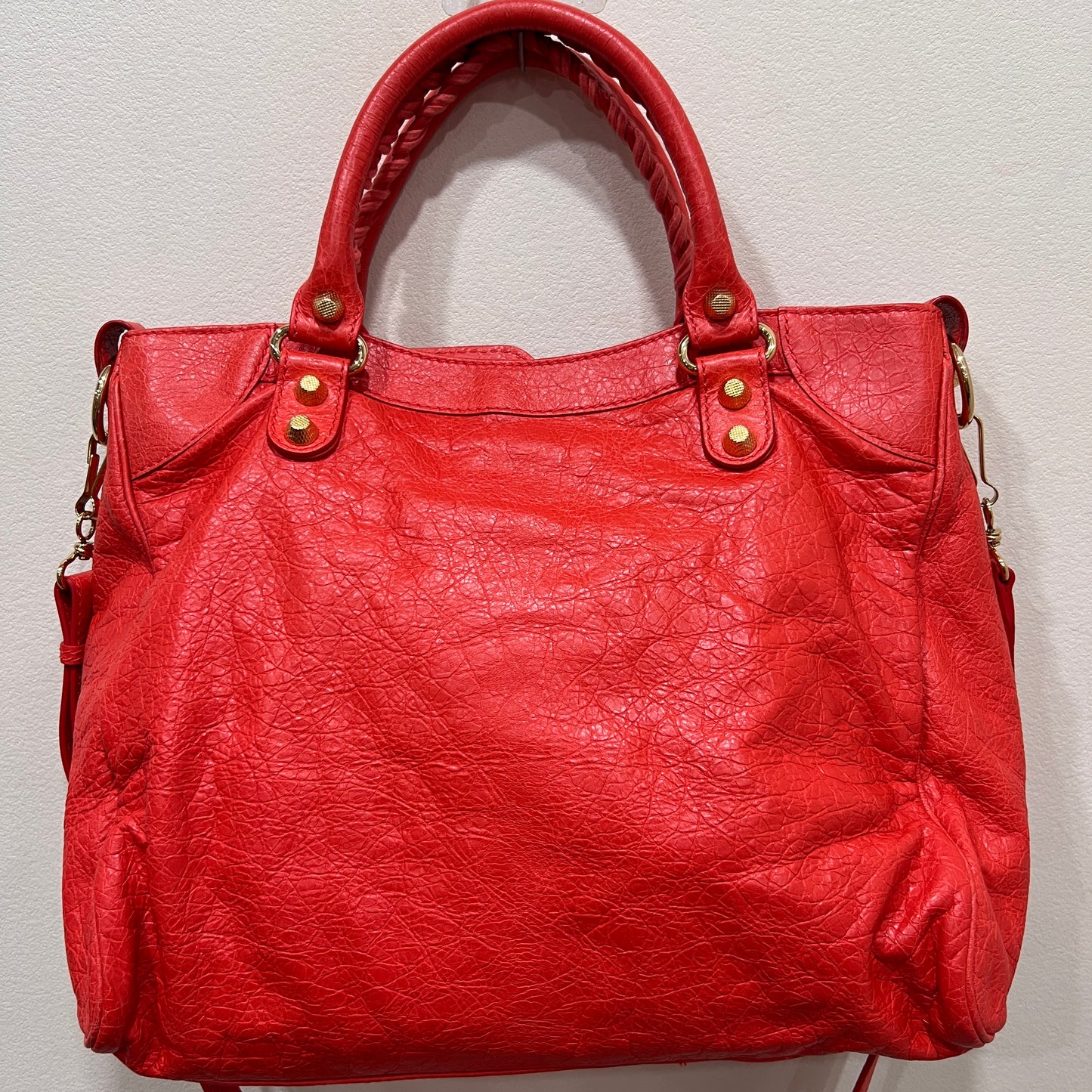 BALENCIAGA City Bag Red Orange Medium
