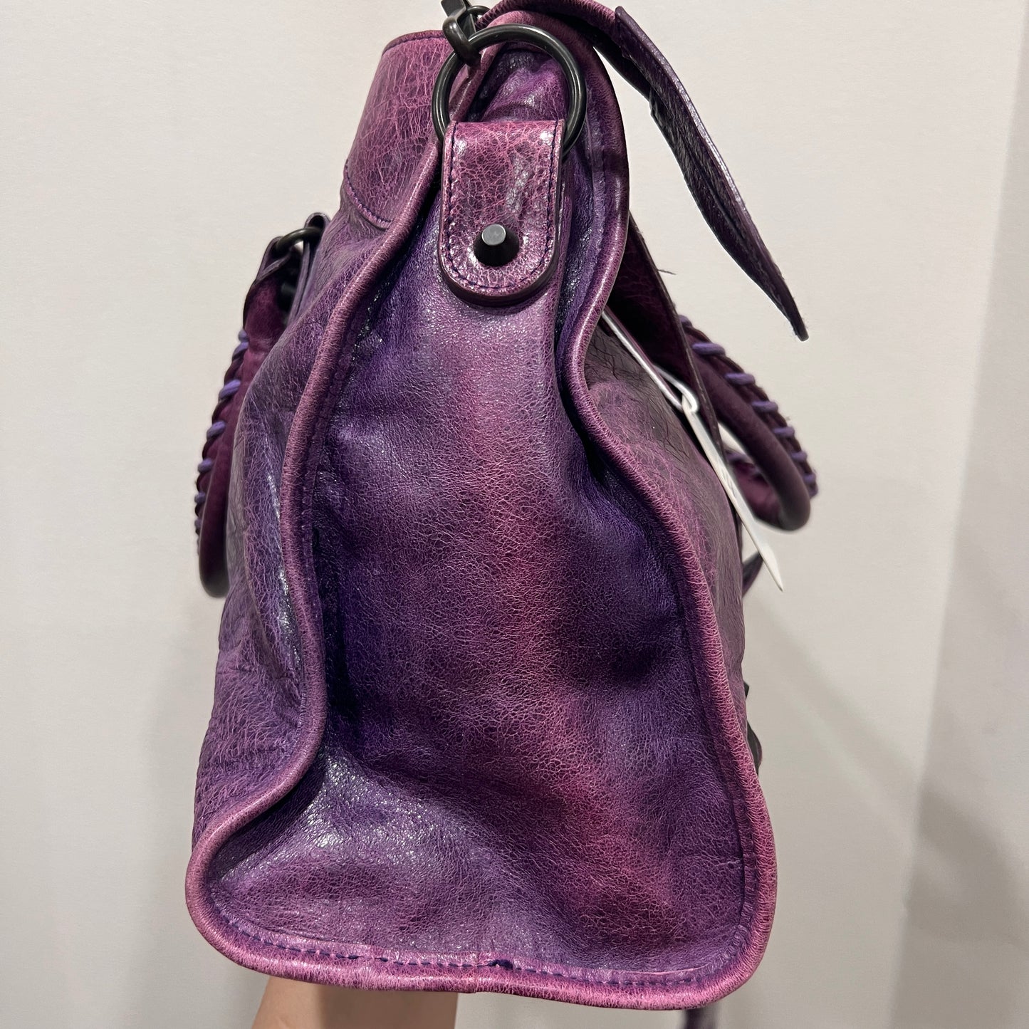 BALENCIAGA City Bag Medium Purple
