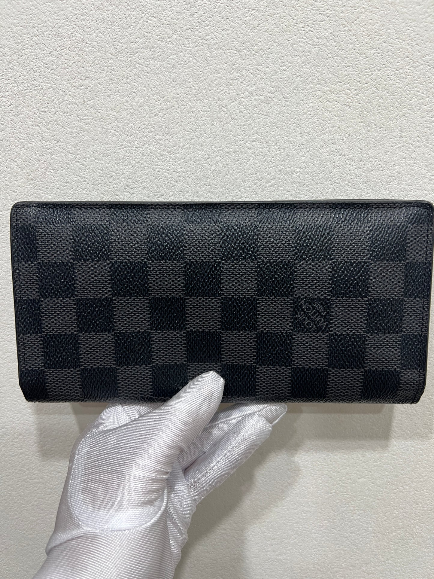 LOUIS VUITTON Long Black Damier Wallet