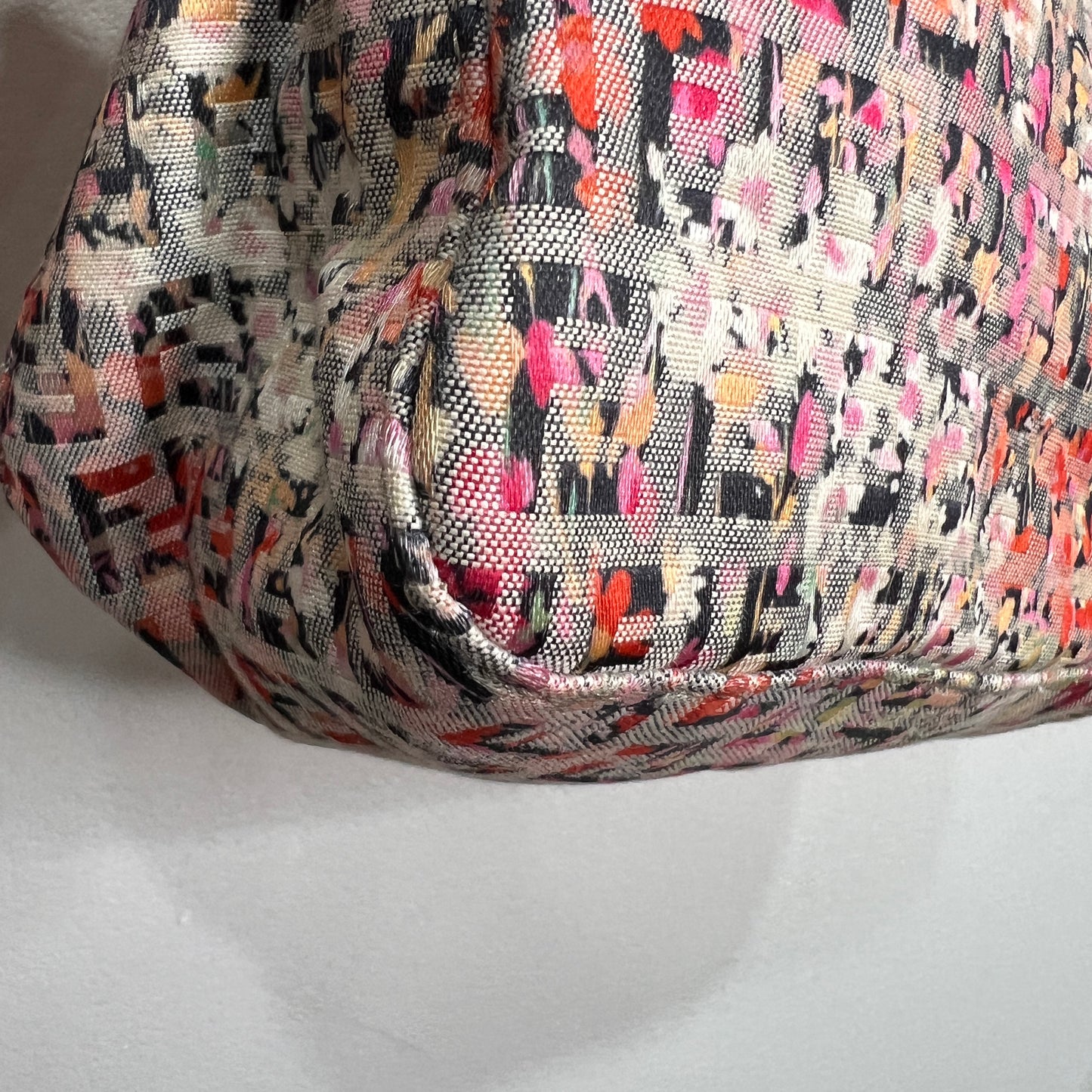 FENDI Floral Zuccino Mamma Baguette