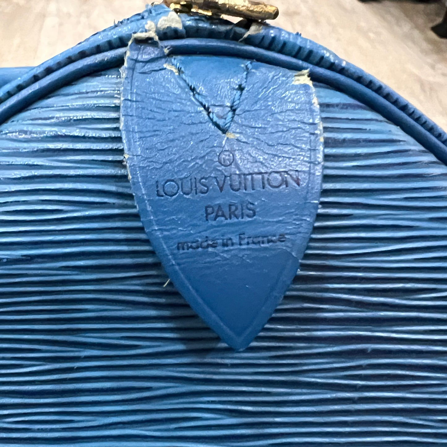 LOUIS VUITTON Keepall Epi Lether 50cm