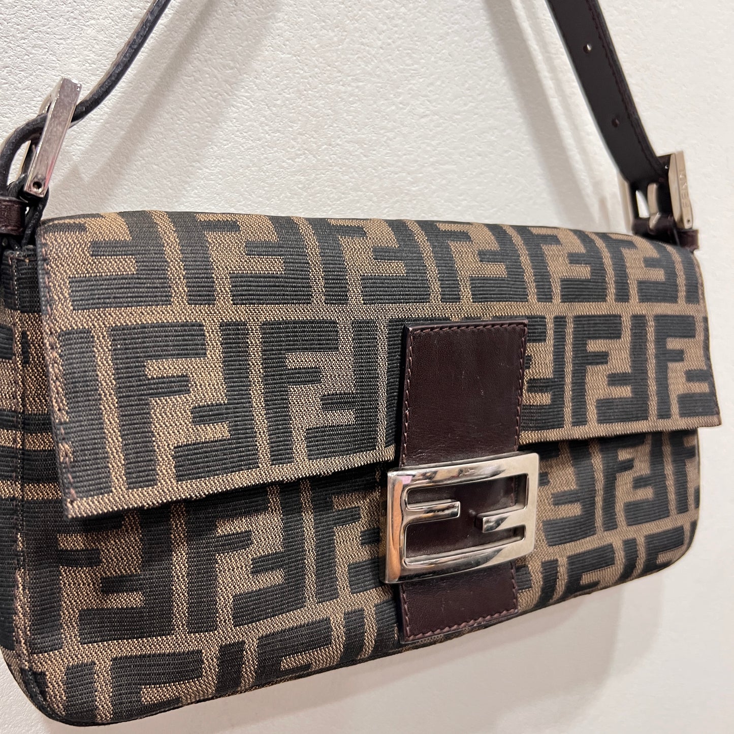 FENDI Baguette Silver Hardware