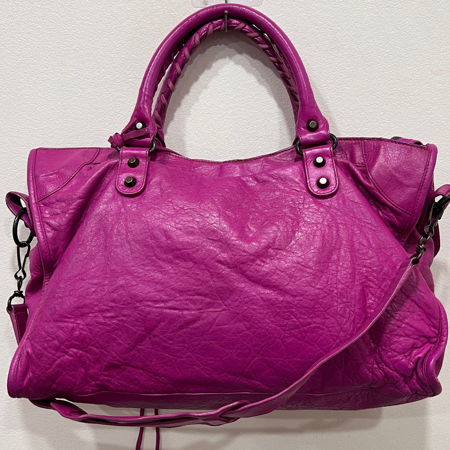 BALENCIAGA City Bag Medium Magenta Pink