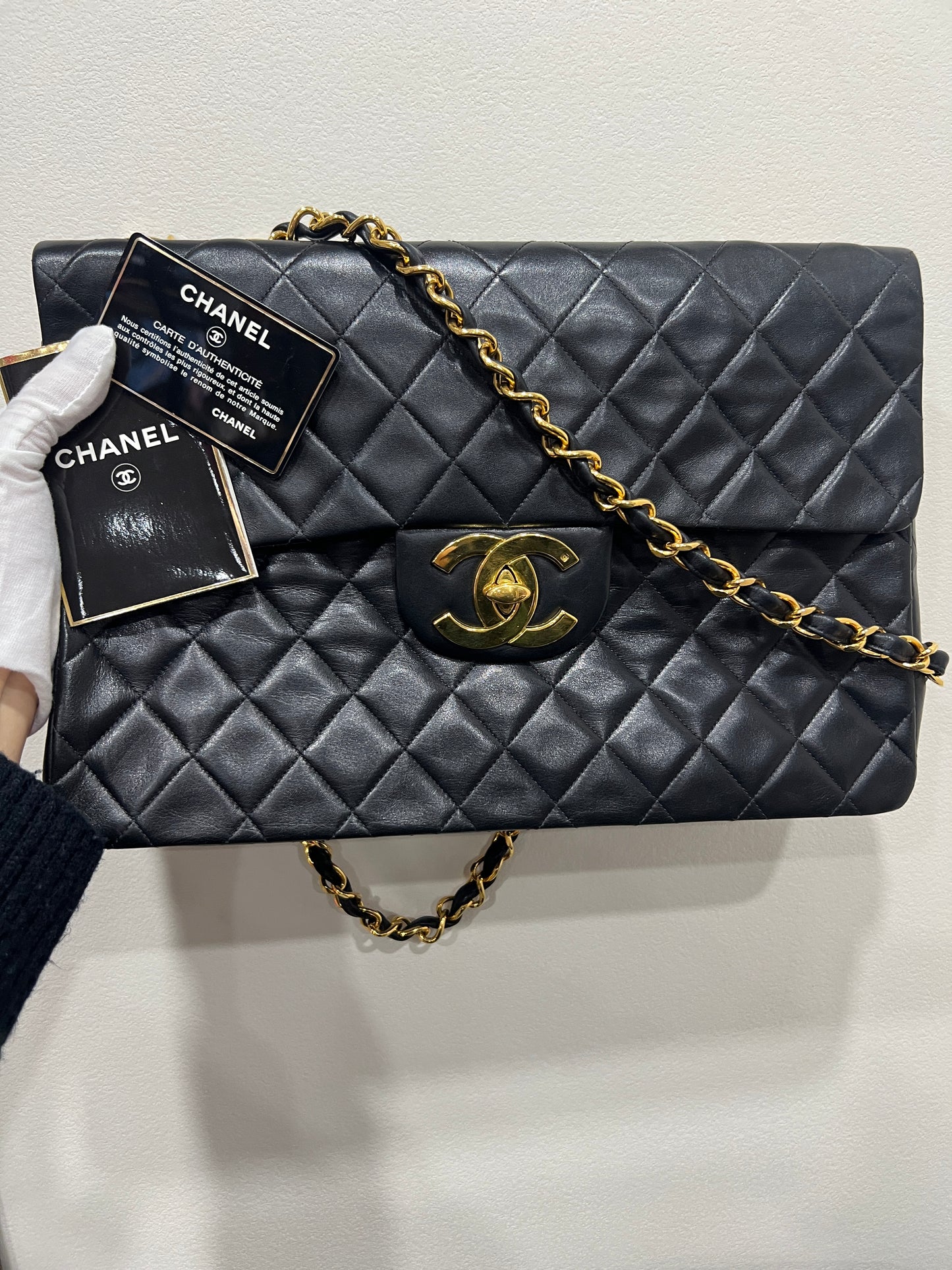 CHANEL Classic Jumbo 35 24K gold