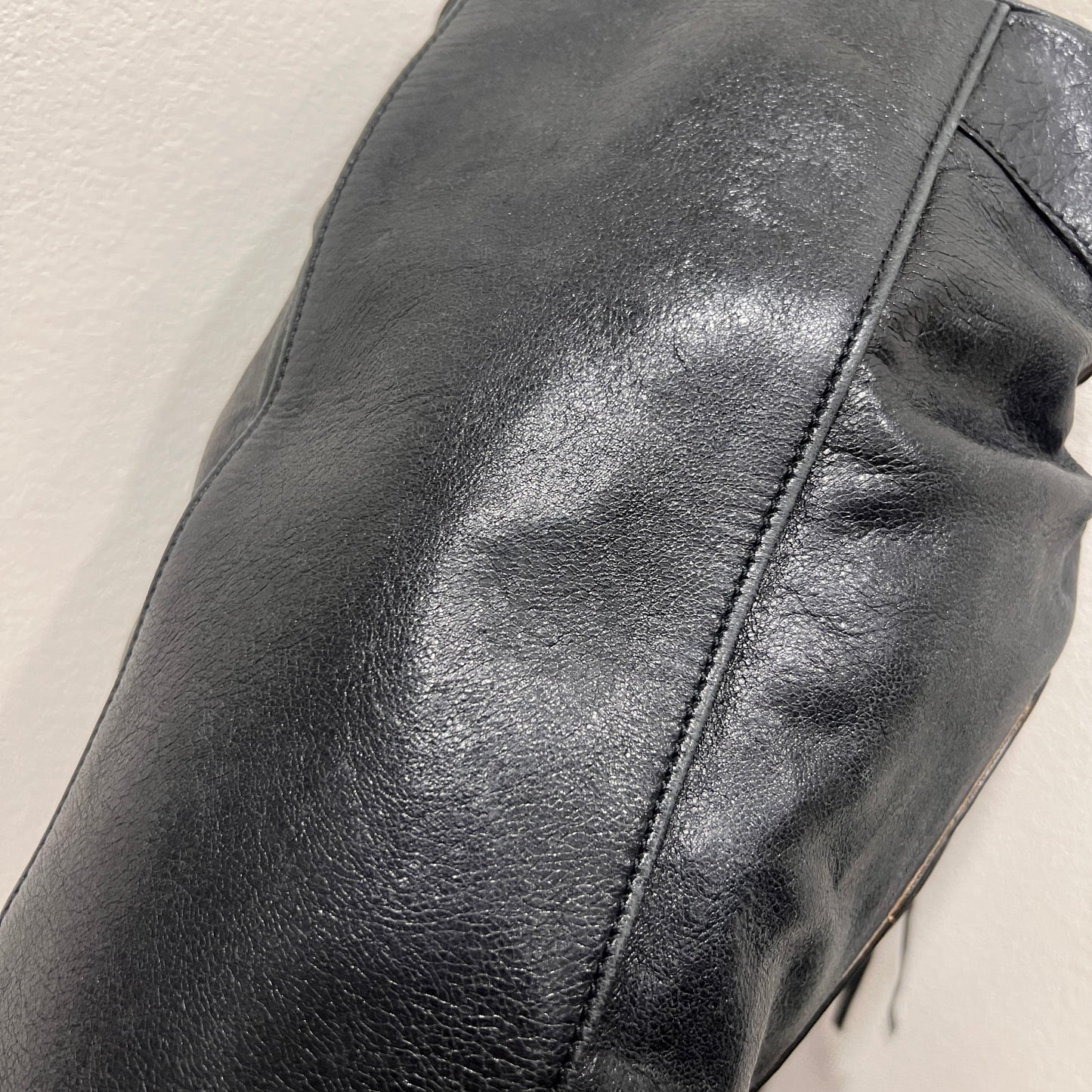 BALENCIAGA Black Twiggy Leather Satchel