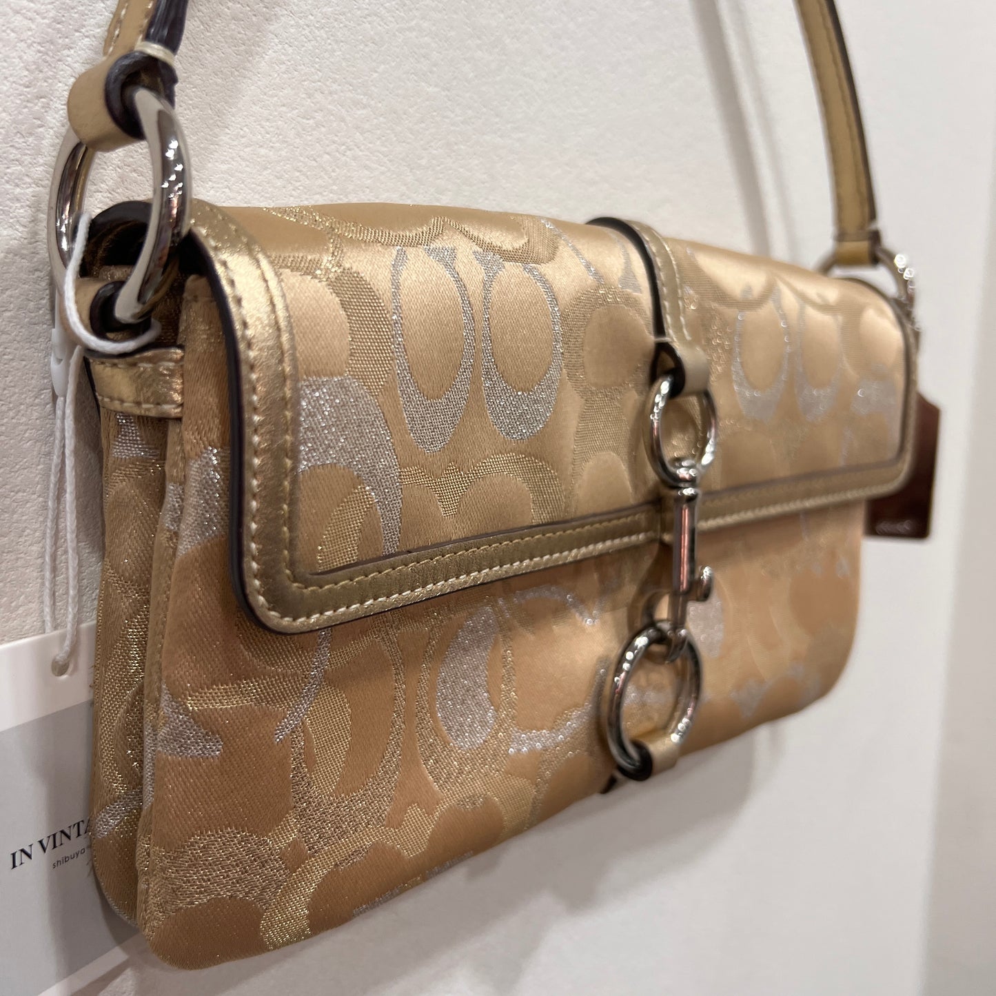 COACH Optic Signature Hook Demi Pouch Bag