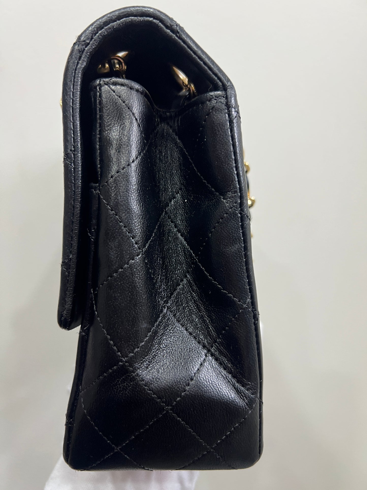 CHANEL Vintage Classic Flap with Wallet 24K gold 27cm