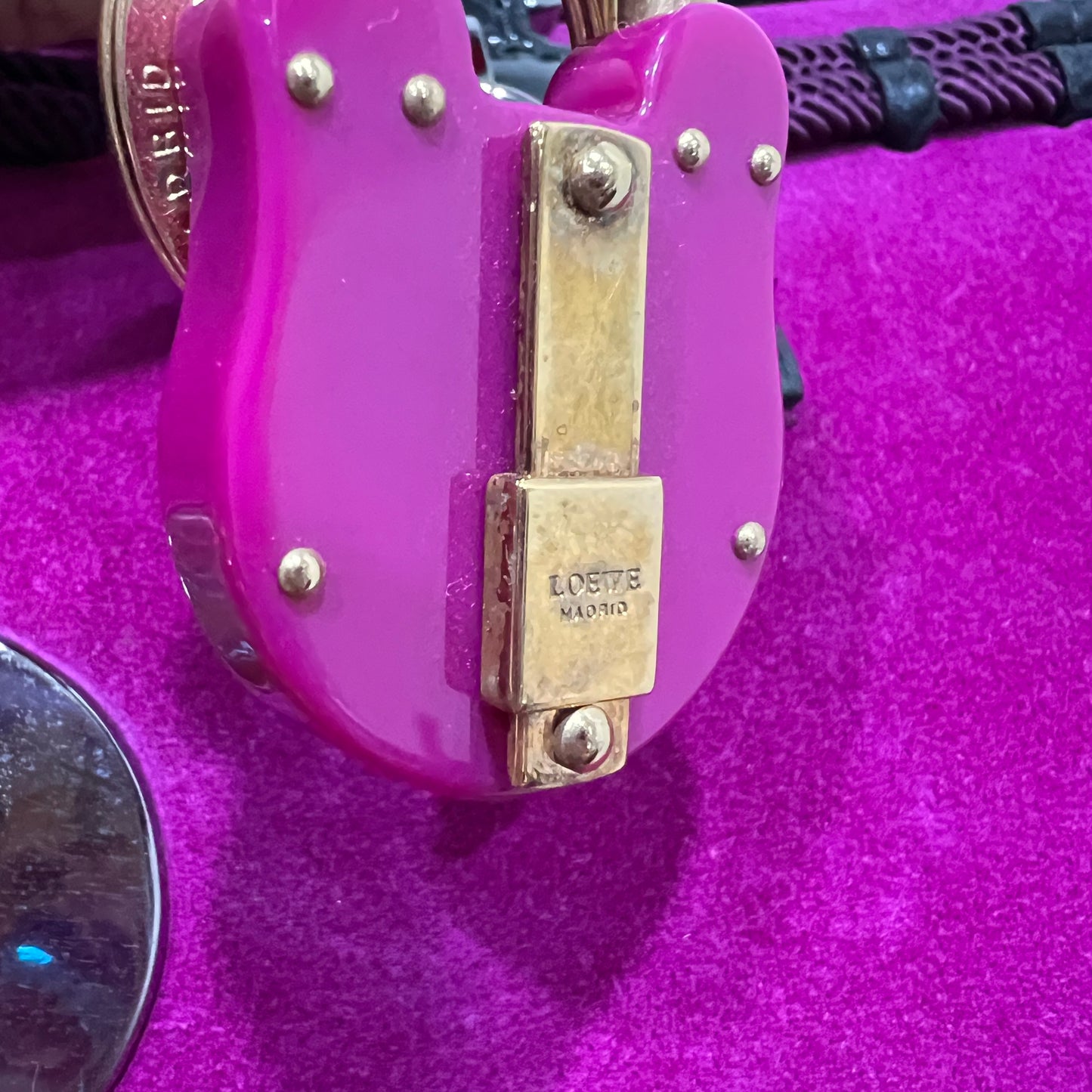LOEWE Suede Fucshia Pink Amazona