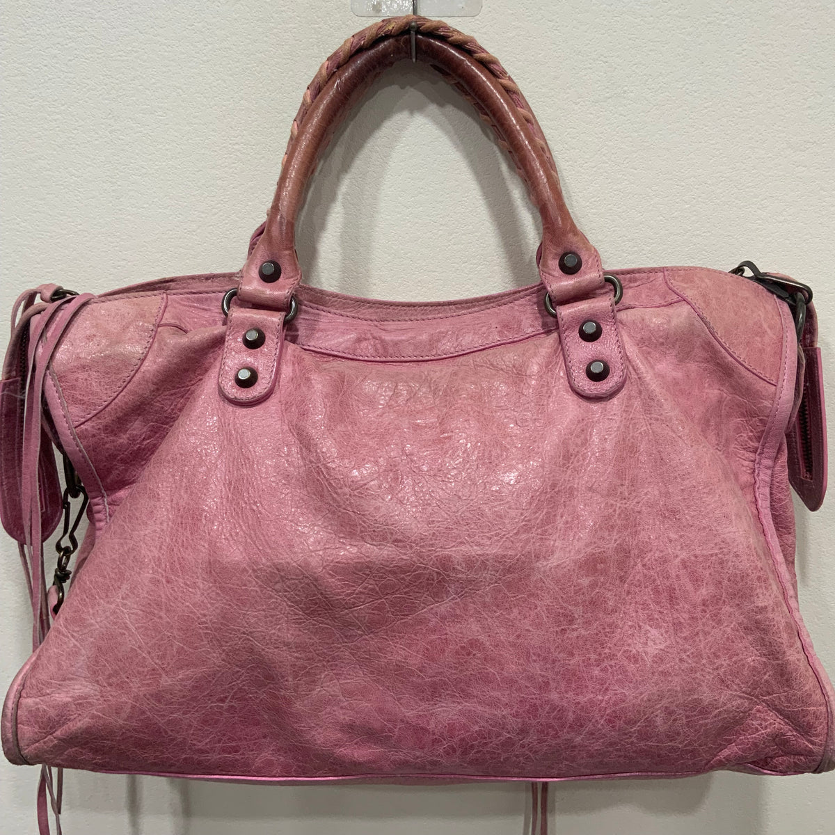 BALENCIAGA Pink City Bag Medium