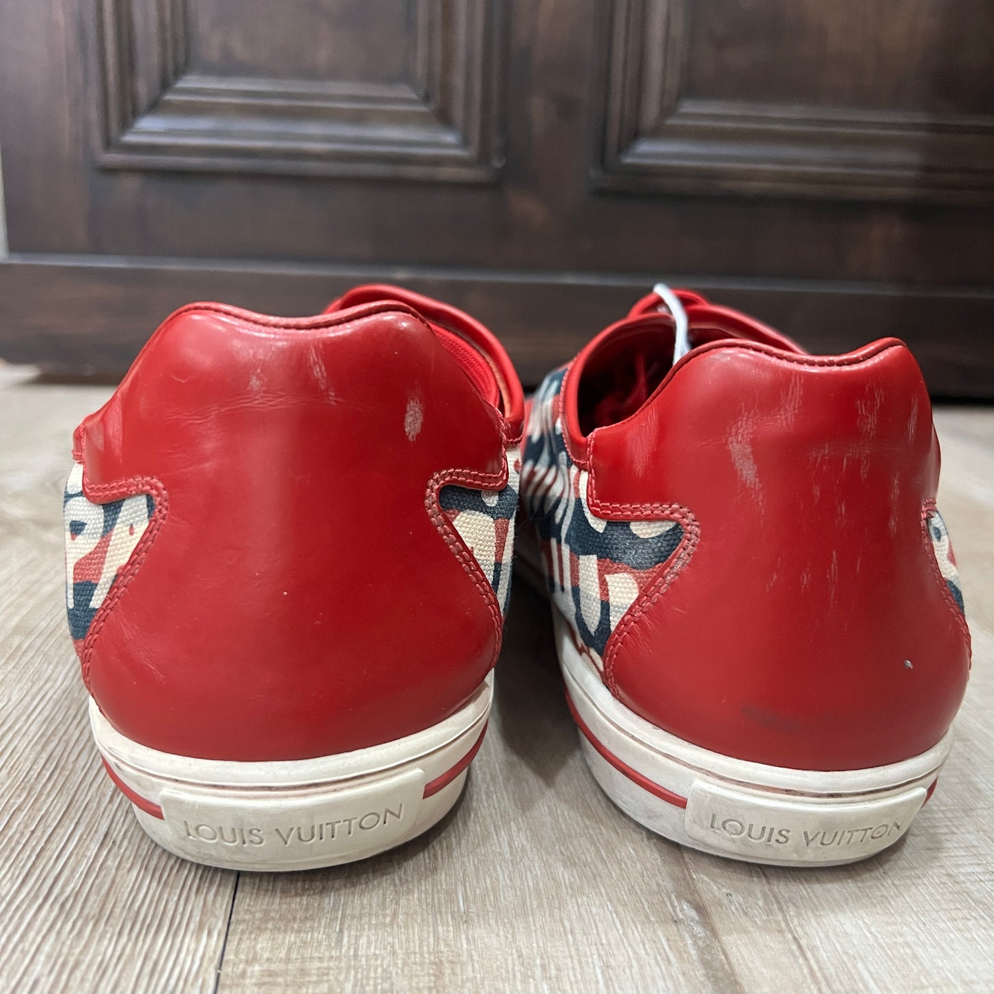 LOUIS VUITTON Stephen Sprouse Graffiti Low Sneakers Size 8 1/2