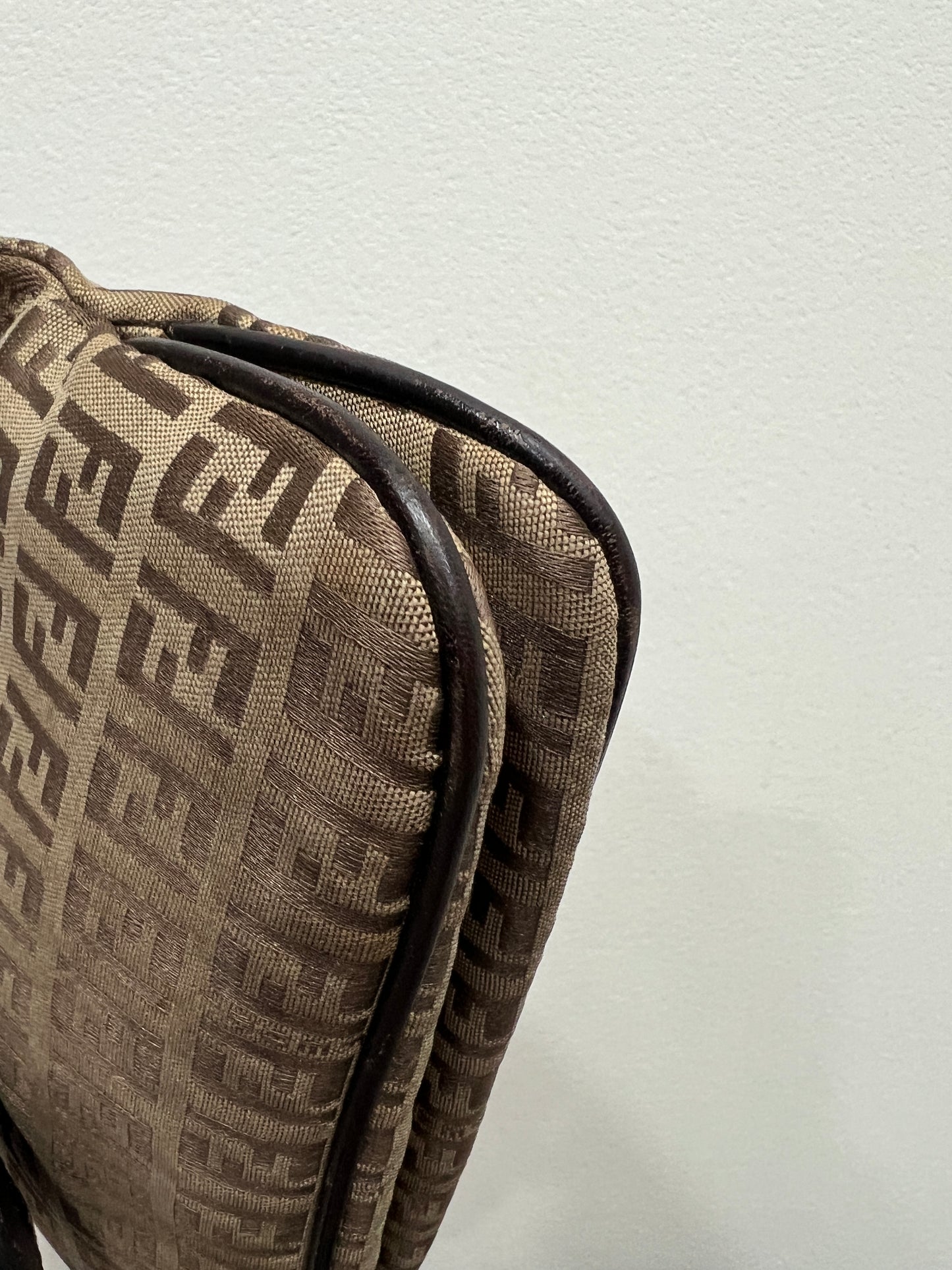 FENDI Baguette Brown Canvas