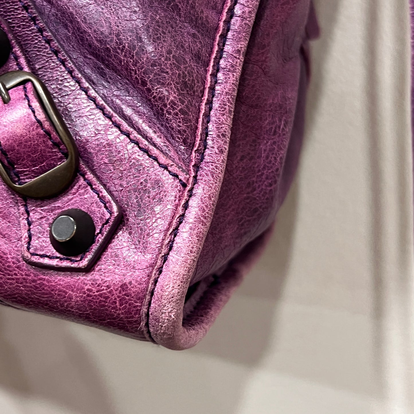 BALENCIAGA City Bag Medium Purple